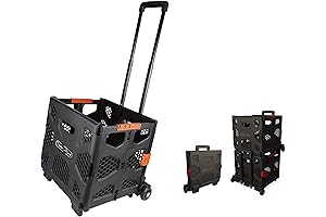 Olympia Lotus Cart Trolley: Folding Storage Solution with Exceptional Load Capacity and Effortless Mobility
