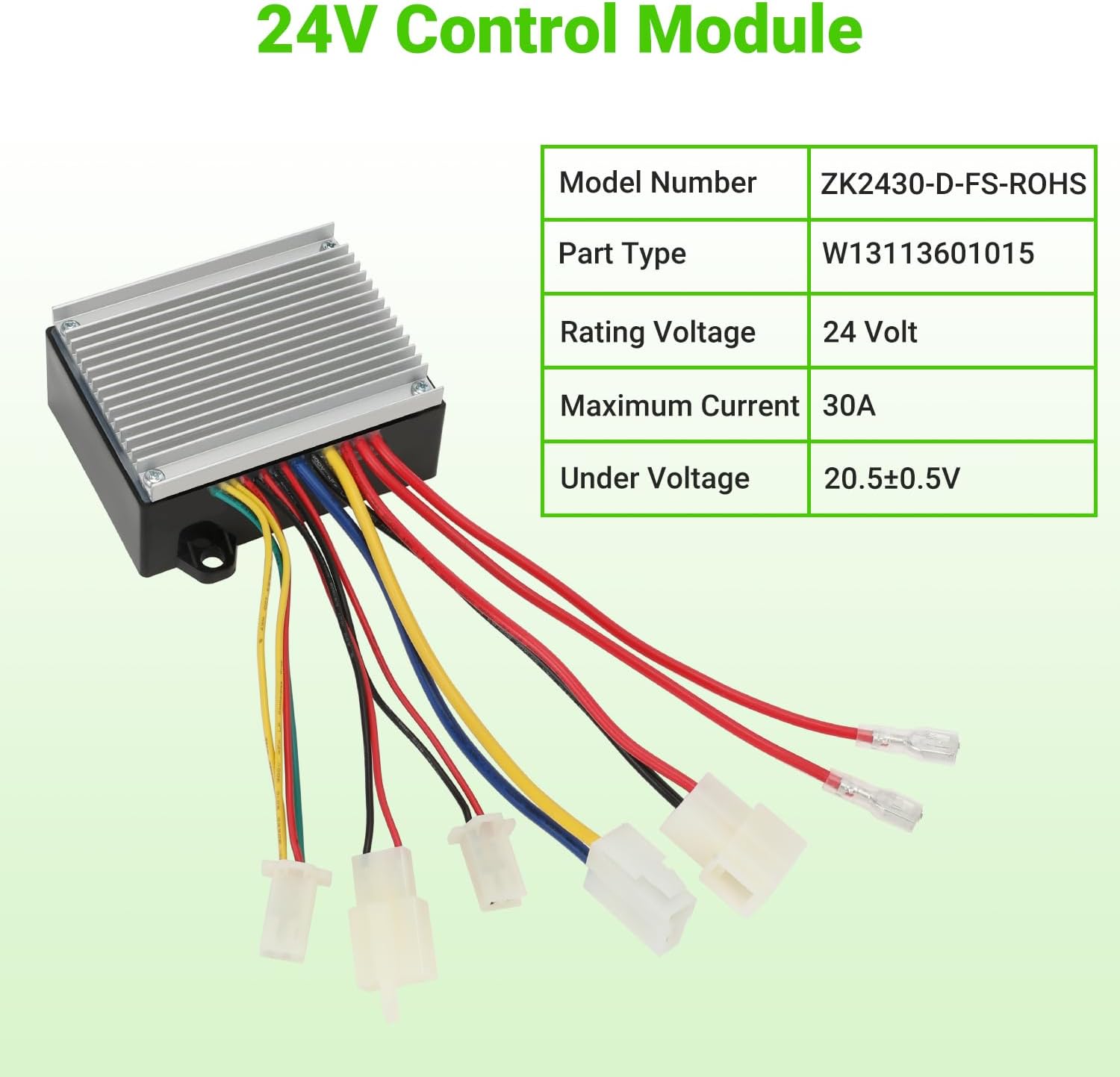 24V MX350 Controller Kit Replacement for Razor E200 E300 Electric Scooter MX350 (V33+) Dirt Rocket Bike, Control Module for E300 (V13+) E200 (V13+) E-Scooter with Throttle Part