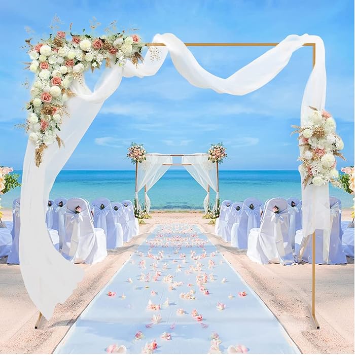 Buy Square Archs Frame Weddings Background, Metal Stand Flower Balloon
