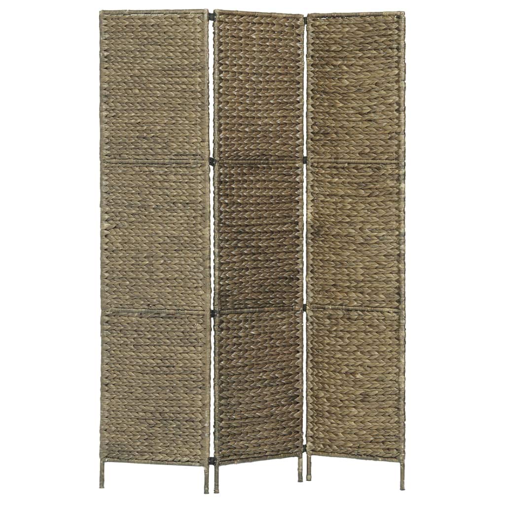 3-panelowy parawan 116x160 cm hiacynt wodny brązowy