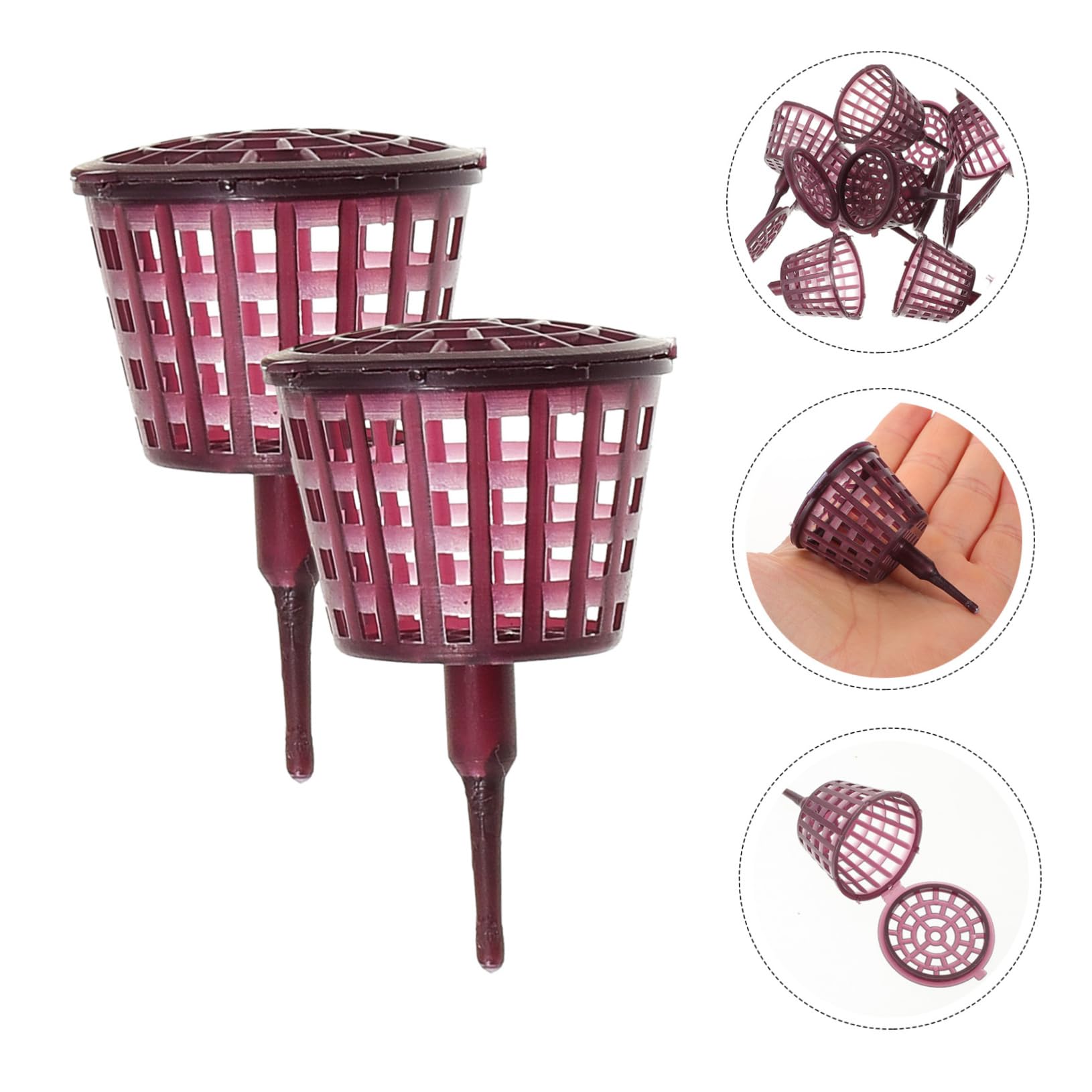 Toyvian 10pièces Paniers à Engrais pour Bonsaïs Distributeurs Automatiques Plastique Facilitent La Fertilisation des Plantes