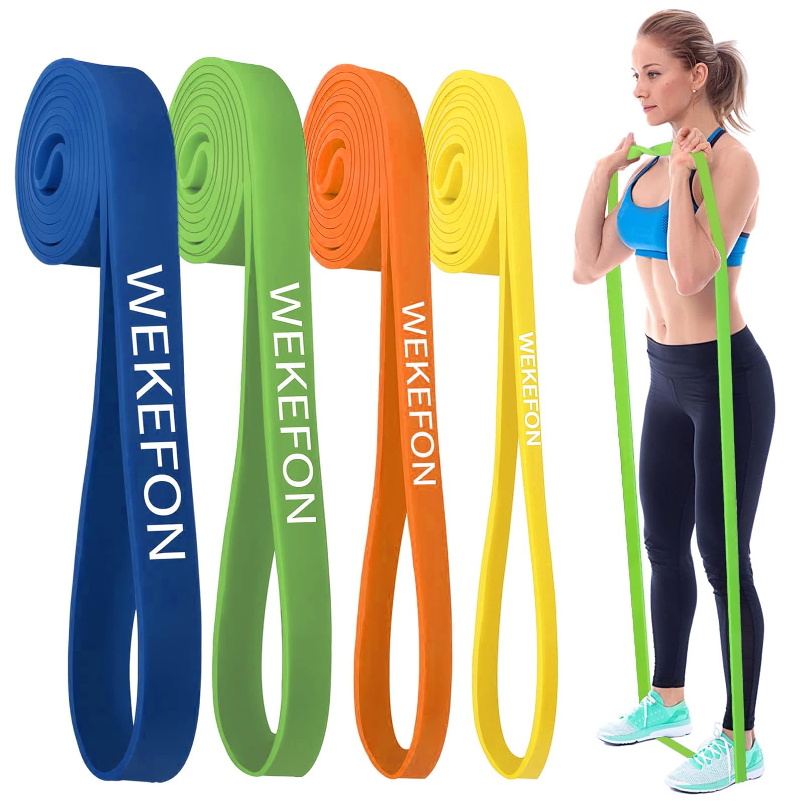 Resistance Bands Set Pull Up Assist Bands - Stretch Resistance Band - Mobility Band Powerlifting Exercise Bands for