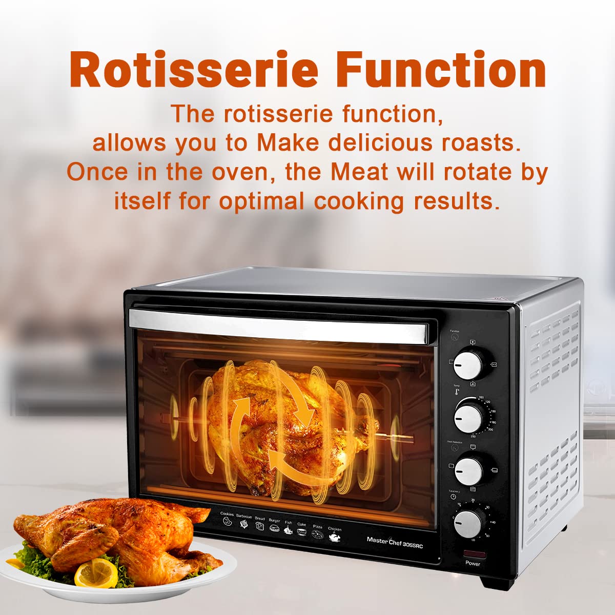 Inalsa MasterChef 30SSRC OTG Rotisserie Function