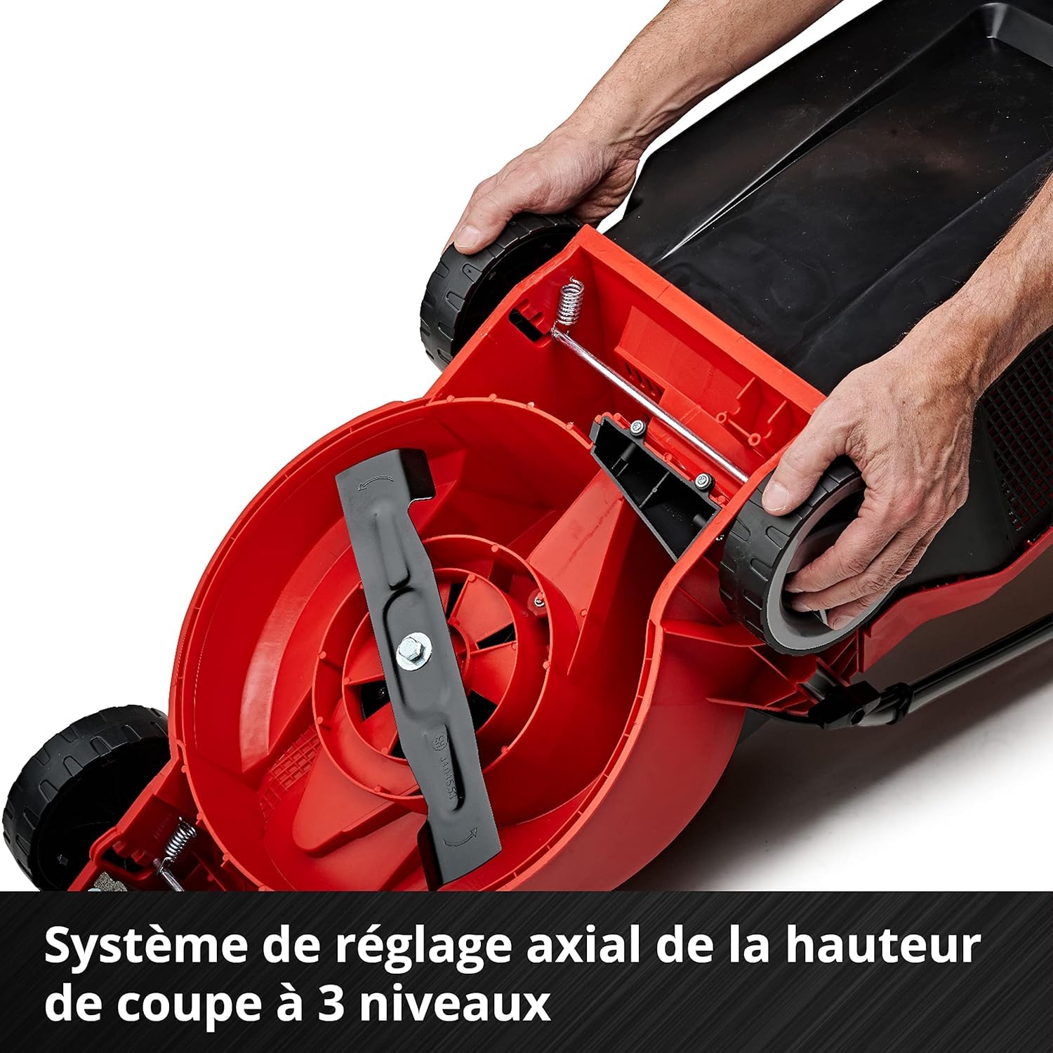 Einhell Tondeuse à Gazon sans Fil GE-CM 18/30 Li Kit Power X-Change 18 V Largeur de Coupe 30 cm Batterie 3,0 Ah Chargeur