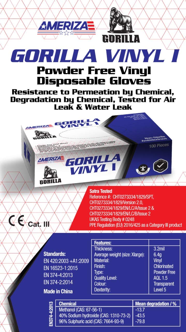 Gorilla Vinyl Gloves atelieryuwa.ciao.jp