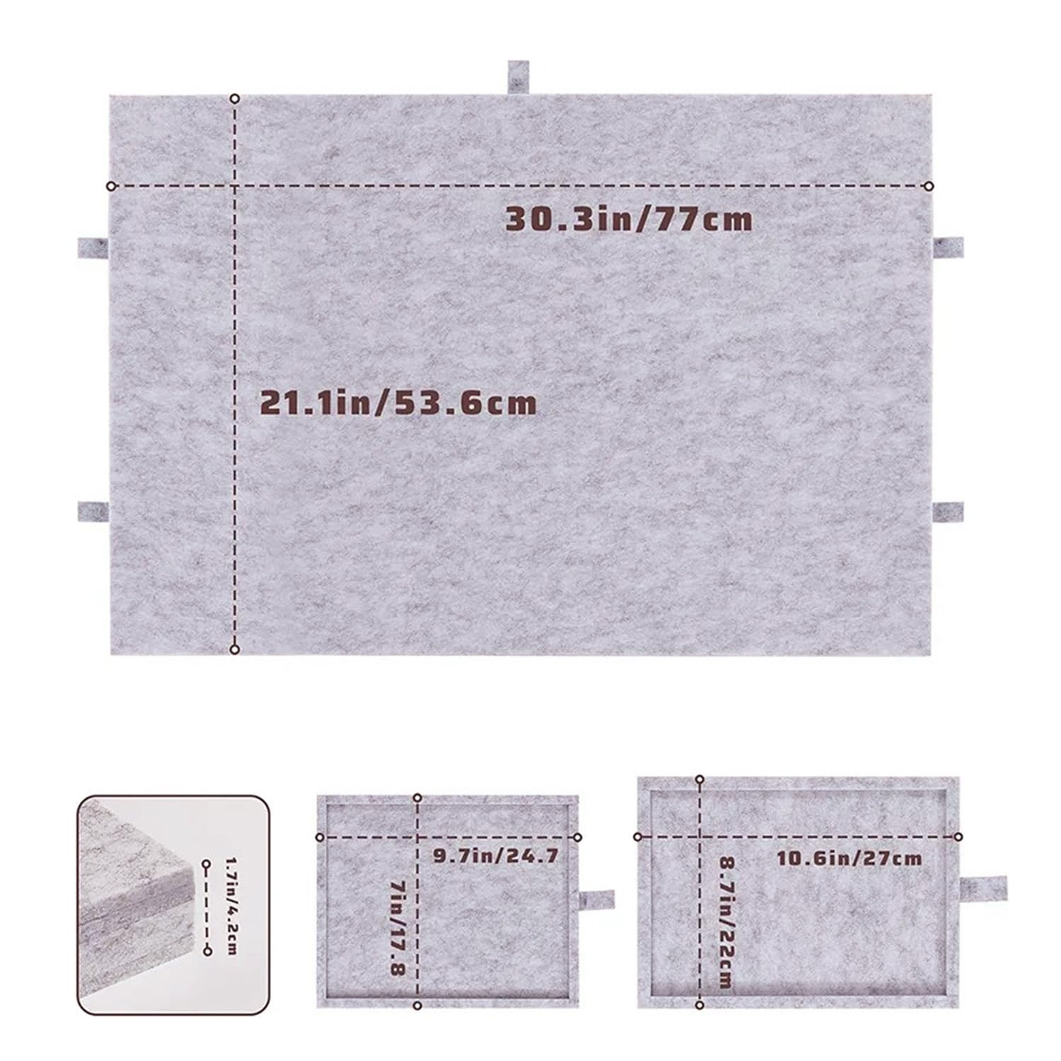 Tavola Pieghevole Per Puzzle Con Supporto e Copertina 2 In 1,Mesa Rompecabezas De 1000 Piezas,Tablero Portátil Con 6 Cajones,Placa De Cubierta Plegable,Fieltro Ligero,Para Adultos y Niños,Kaki