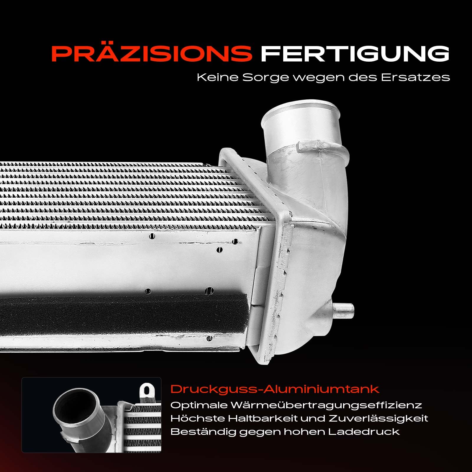 Frankberg Ladeluftkühler Turbokühler Kompatibel mit Santa Fé III DM DMA 2012 Sorento II XM 2.0L 2.2L 2009-2012 Sorento II Kasten/SUV XM 2.2L 2009-2012 Replace# 282712F000