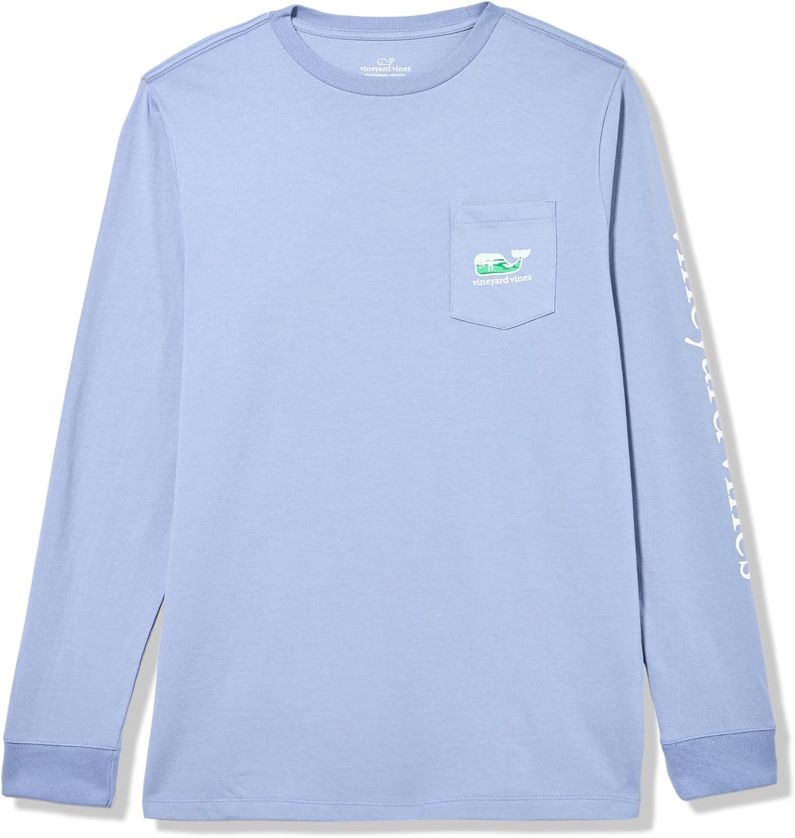 vineyard vines Boys' Golfers Whale Long-Sleeve Pocket Tee