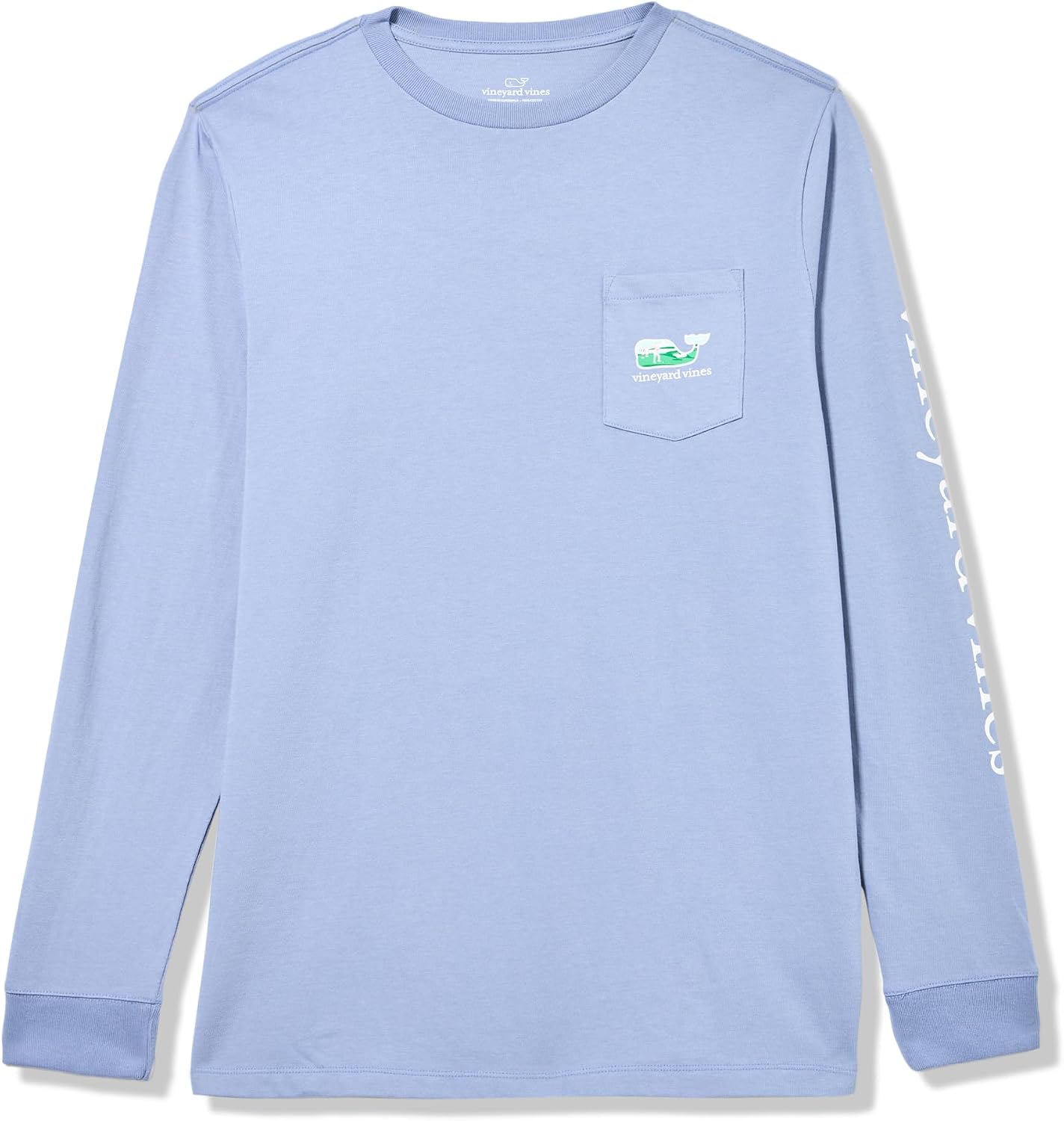 Vineyard Vines Boys' Boys' Golfers Whale Long-Sleeve Pocket Tee