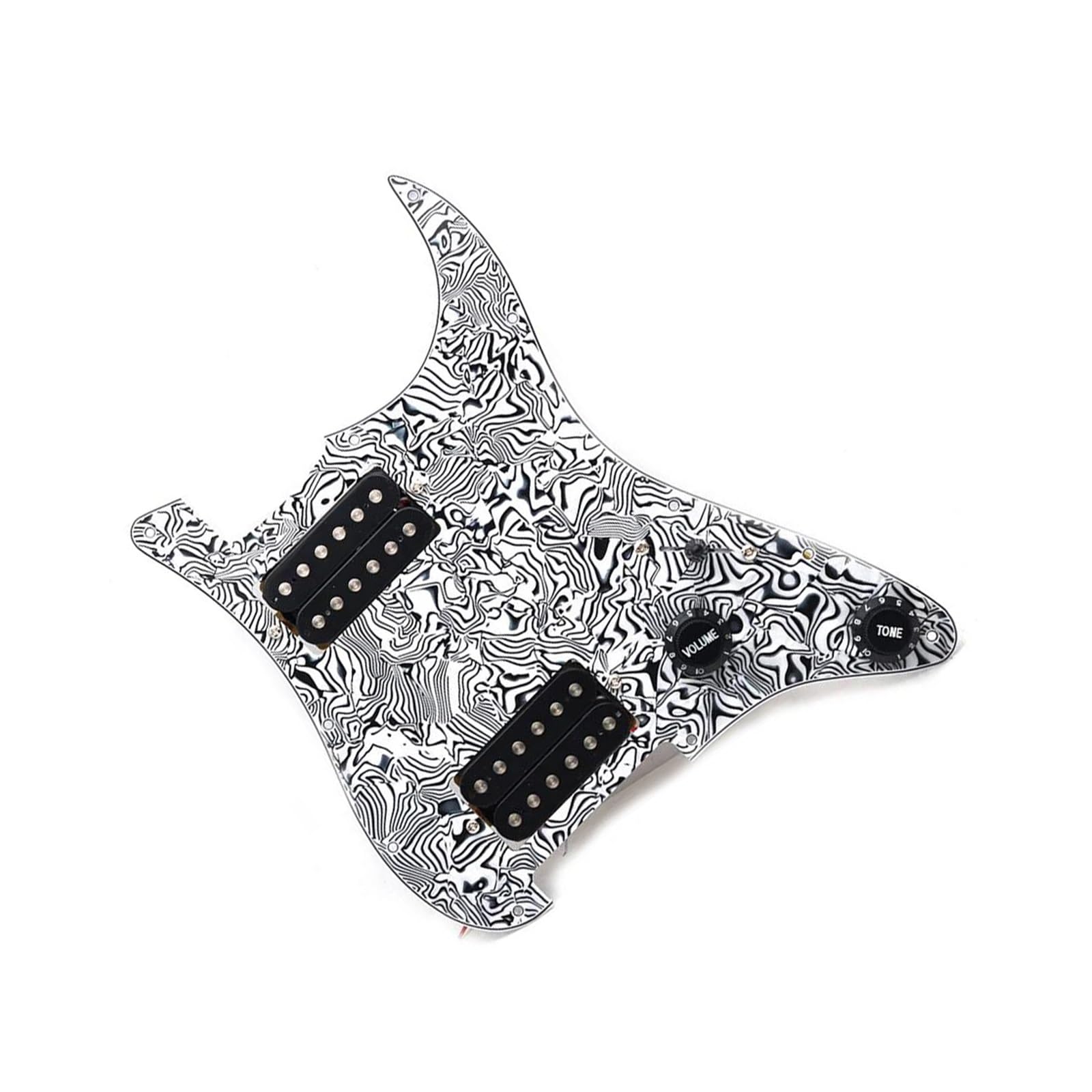 Pickguard HH pour guitares à sangles pré-câblées double bobine - 3
