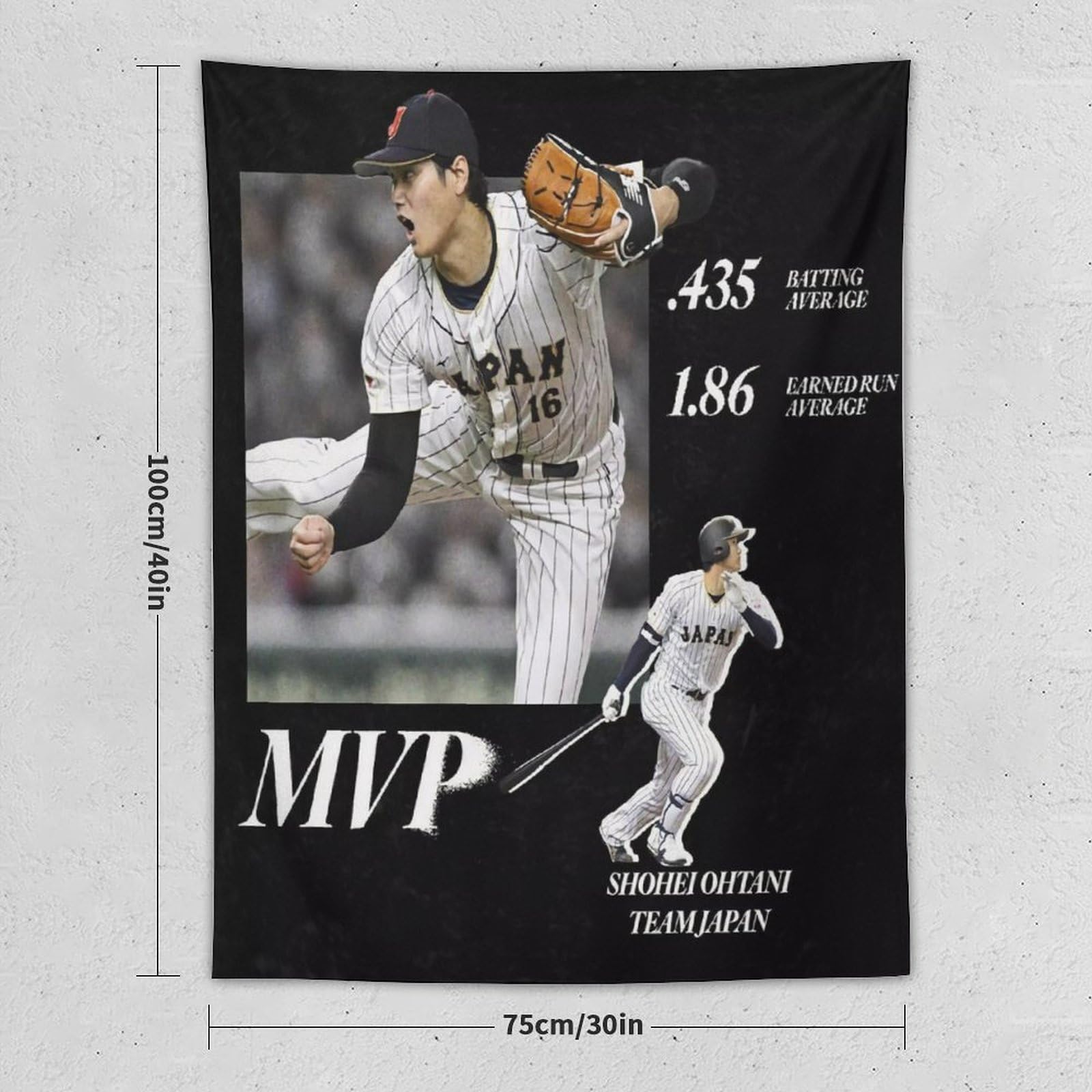 Amazon.co.jp: MVP 大谷 翔平 番號16 壁掛け 壁飾り 多機能