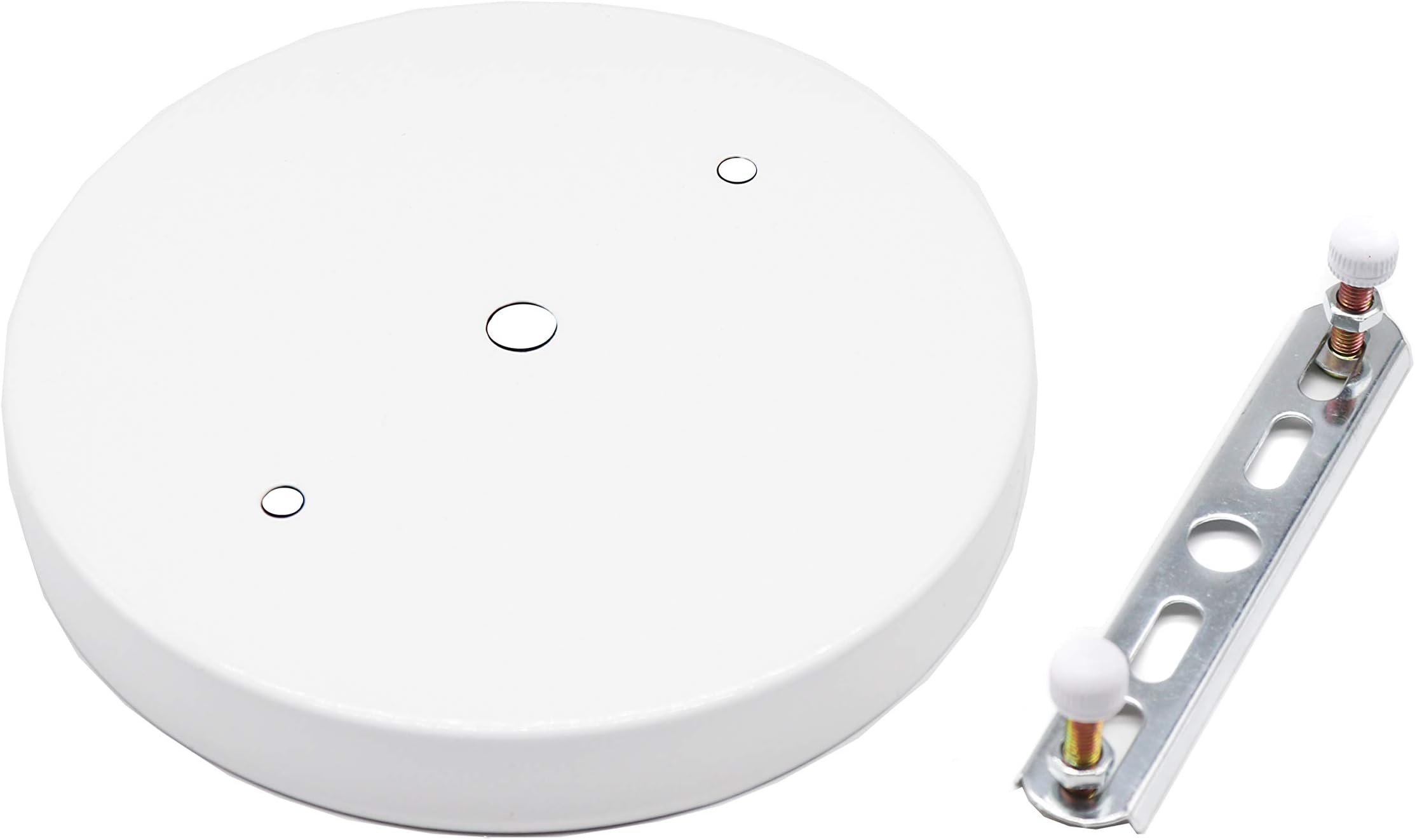 binifiMux 1-Pack 5.9" 150mm White Lamp Holder Ceiling Canopy Kit Ceiling Plate Chassis Base Pendant Light Accessories