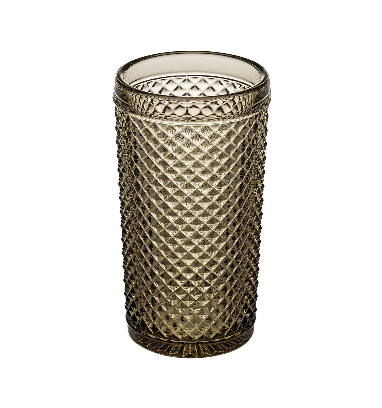 Vista Alegre Bicos - Set with 4 Highballs Brown