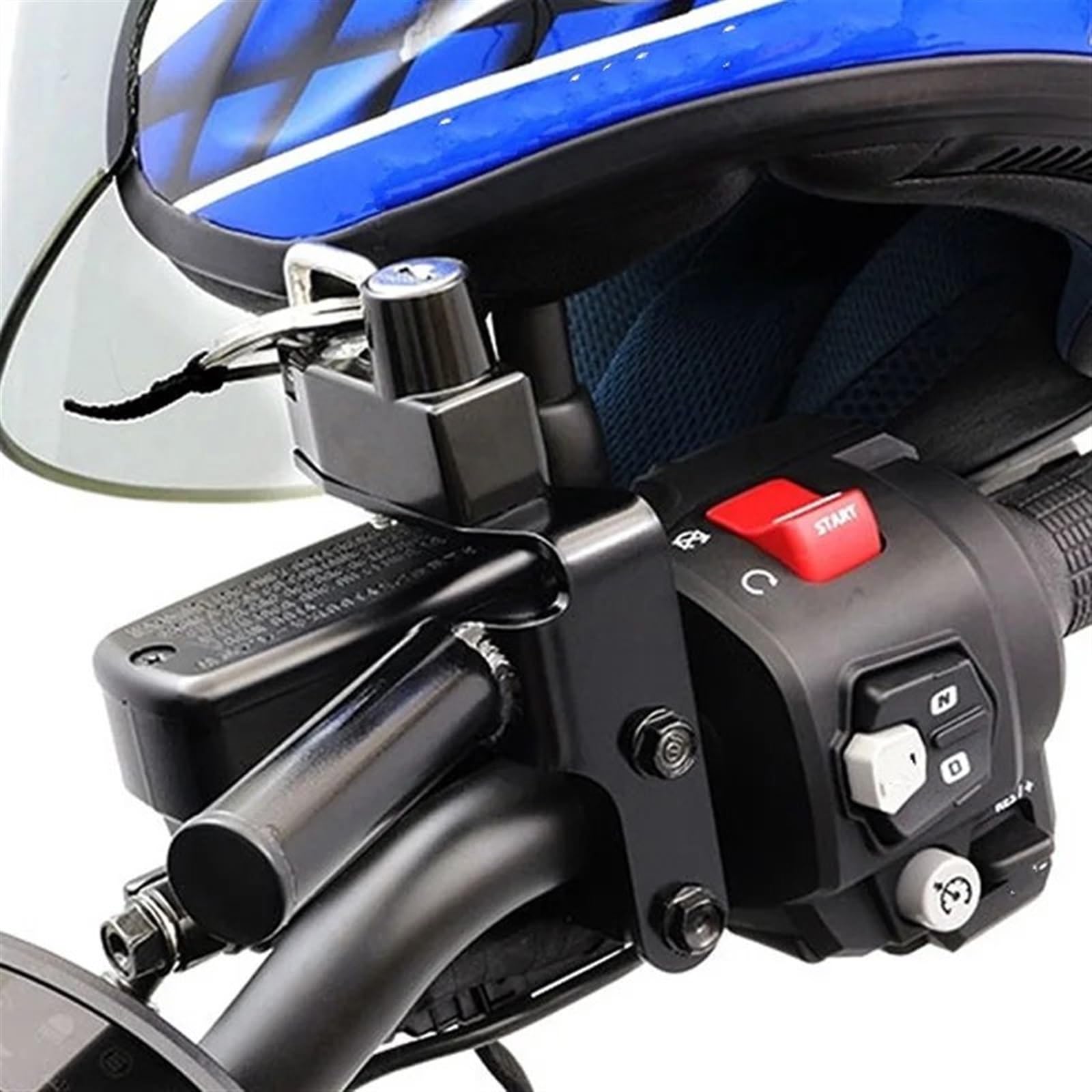 Soporte Navegación Soporte Manillar Navegación para Teléfono Móvil Motocicleta 22 Mm para Rebel1100 Rebel250 Rebel500 Rebel300 CMX1100 CMX300 CMX500 Soporte GPS para Motocicleta(B)
