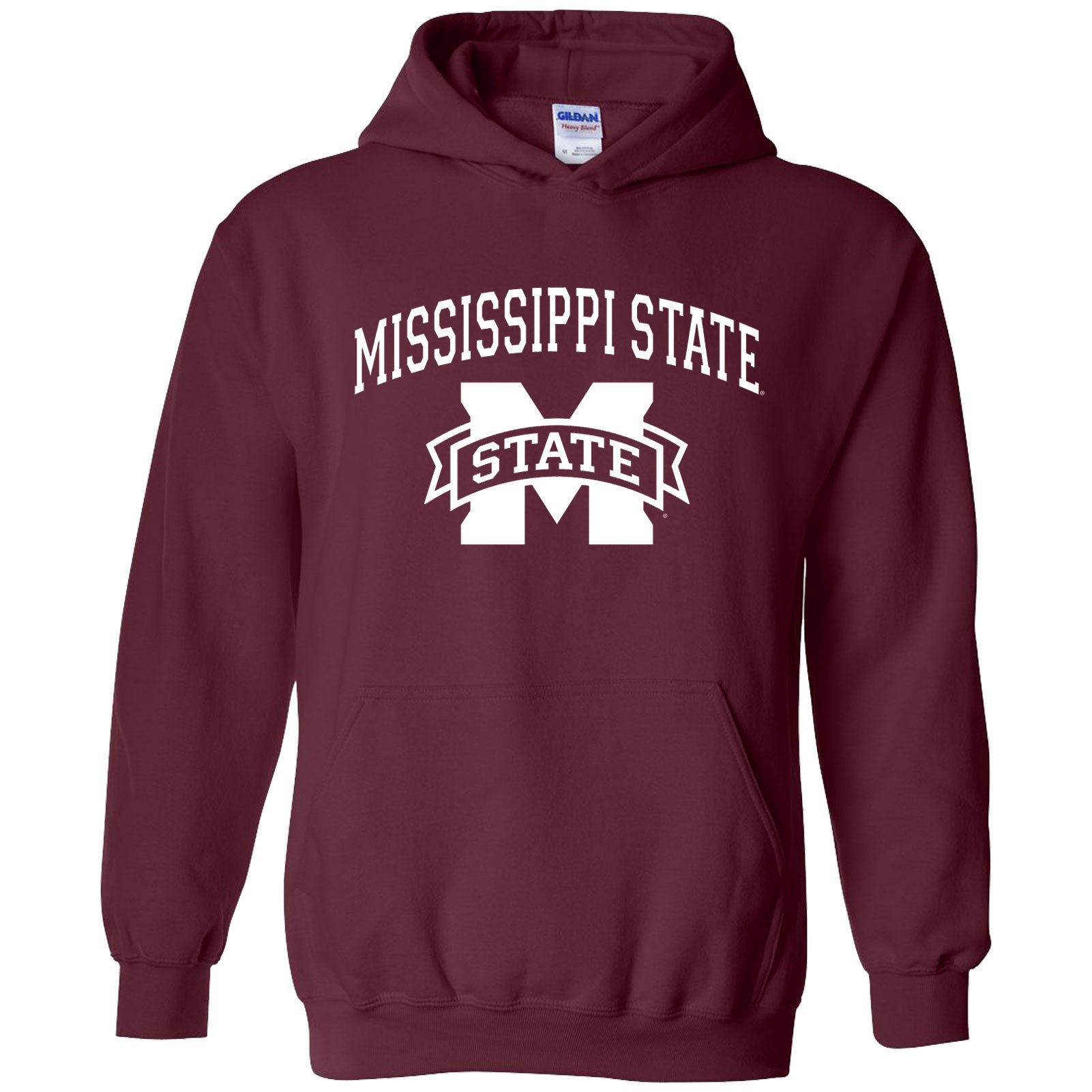 NCAA Officially licensed College - University Team Color Arch Logo Hoodie - Red - โ image 1
