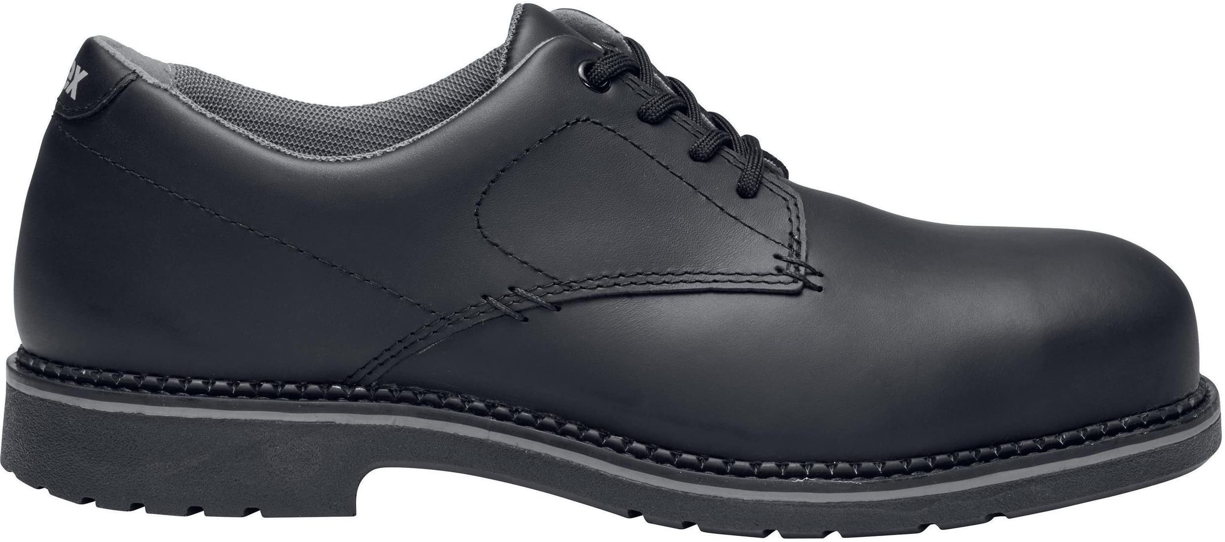 Uvex 1 Zapatos de seguridad con puntera de acero, zapatos de trabajo resistentes y transpirables S3 SRC, unisex, color negro, talla 47