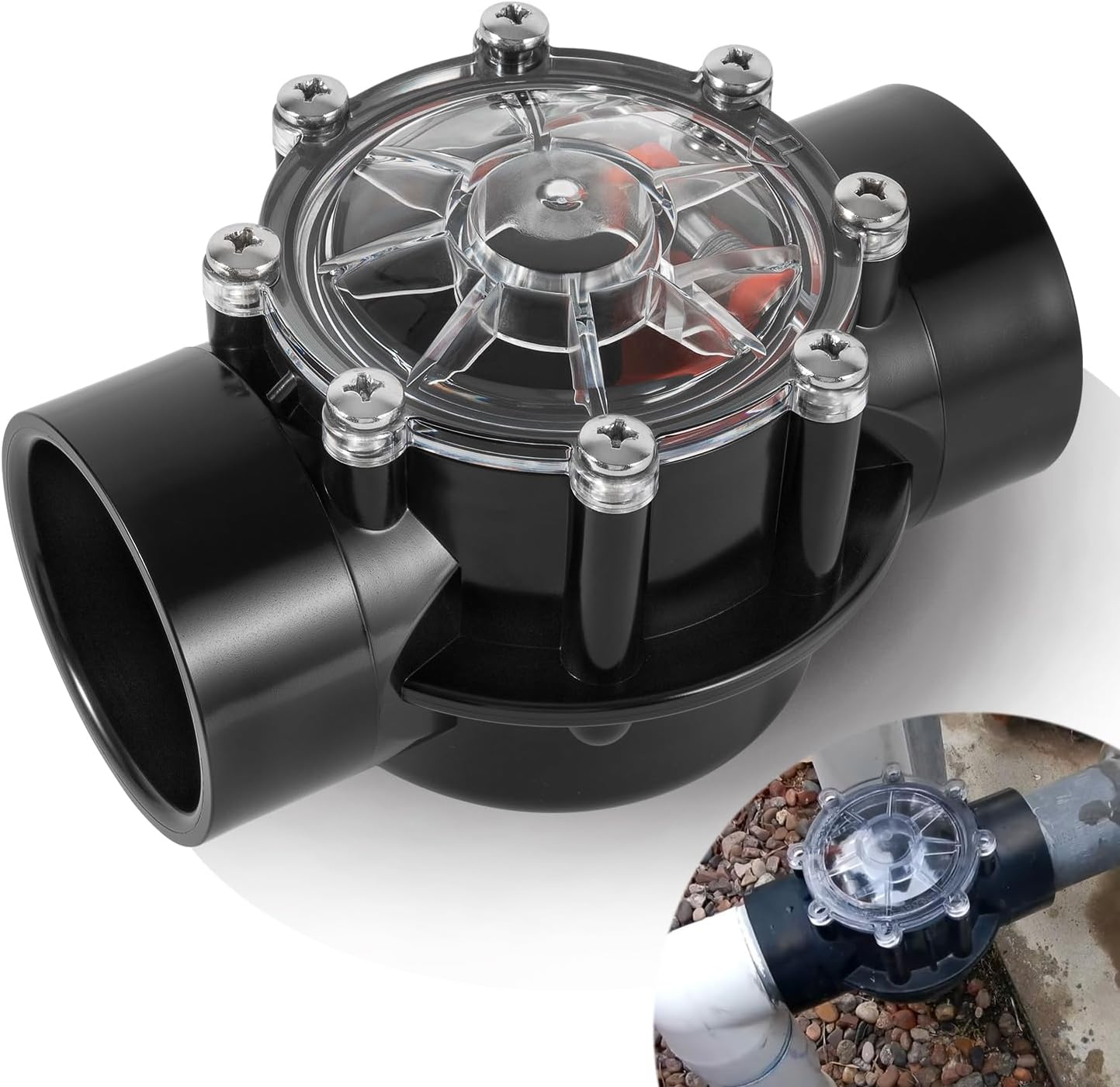 Amazon.com: 7305 Check Valve Replacement, 2 Inch or 2.5 Inch PVC One ...