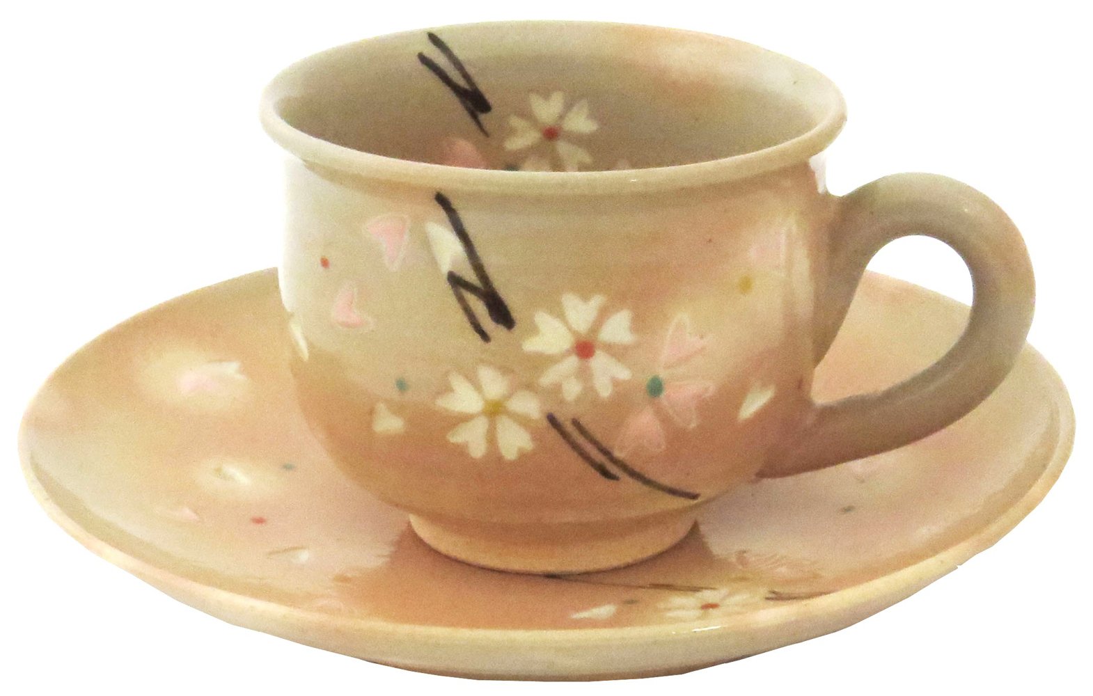 Amazon|京焼 清水焼 関窯 コーヒーカップ 粉引桜 D11-11 Amazon|京焼 清水焼 関窯 コーヒーカップ 粉引桜 D11-11