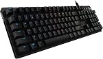 Logitech G512 SE Légèreté RGB Clavier de jeu mécanique avec USB Passé - Noir (Renewed)