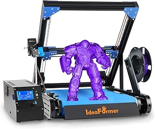 IdeaFormer-3D IR3 V1 Conveyor Belt 3D Printer Infinite Z Axis Printer 250×250×∞mm with 200g PLA,Double Gear Extruder,Silent Motherboard,Core-XY Structure for Industury, Cosplay Props, Batch Printing