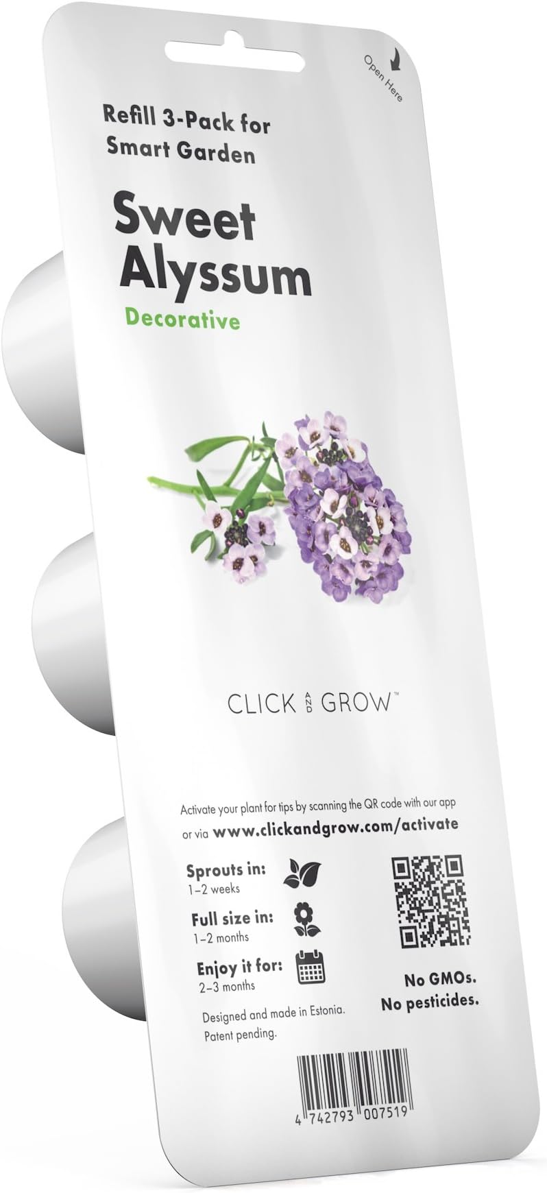 Smart Garden Sweet Alyssum Plant Pods, 3-Pack