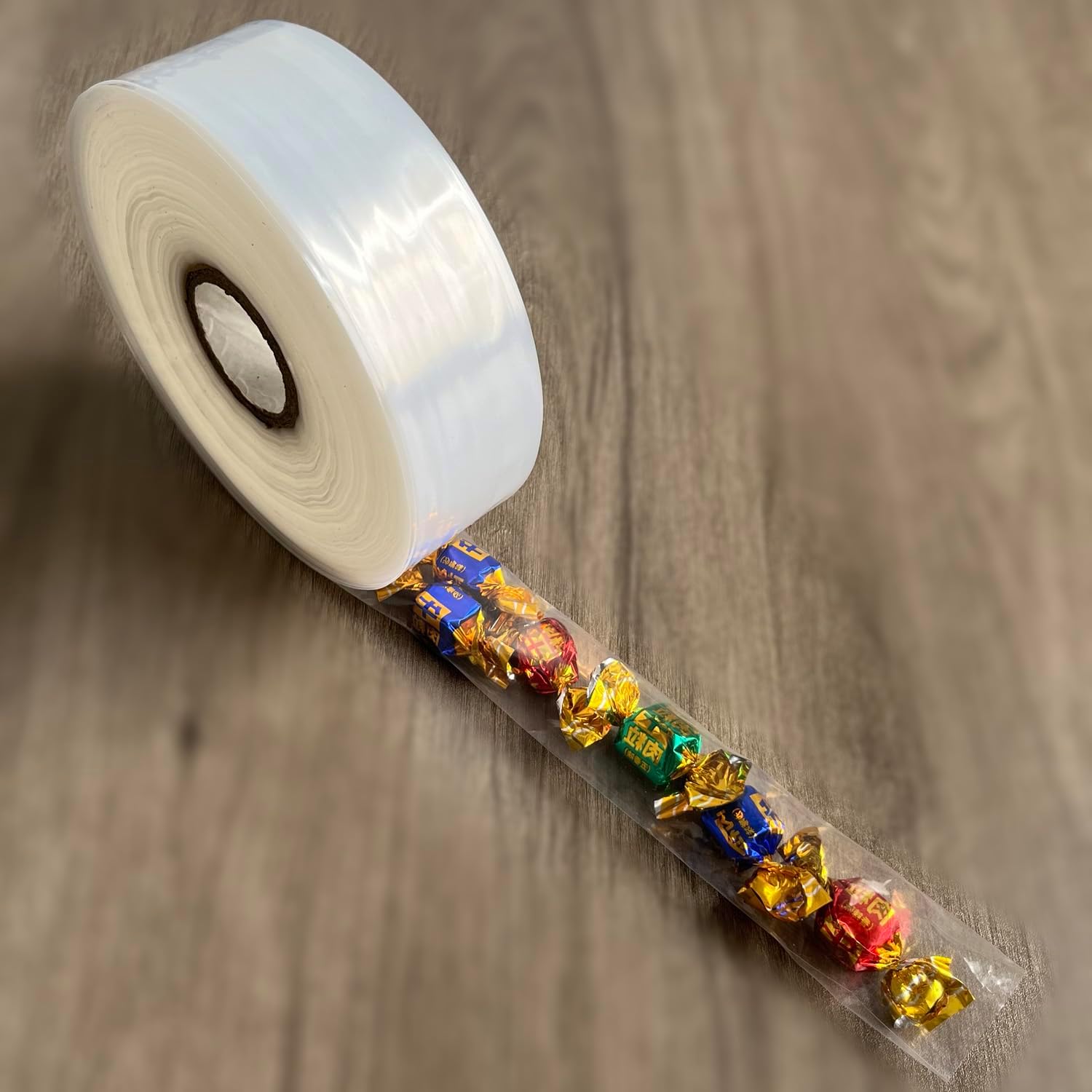 2 Mil Poly Tubing Roll for Packaging and Safe Storage of Food,1.6"Wx400' L