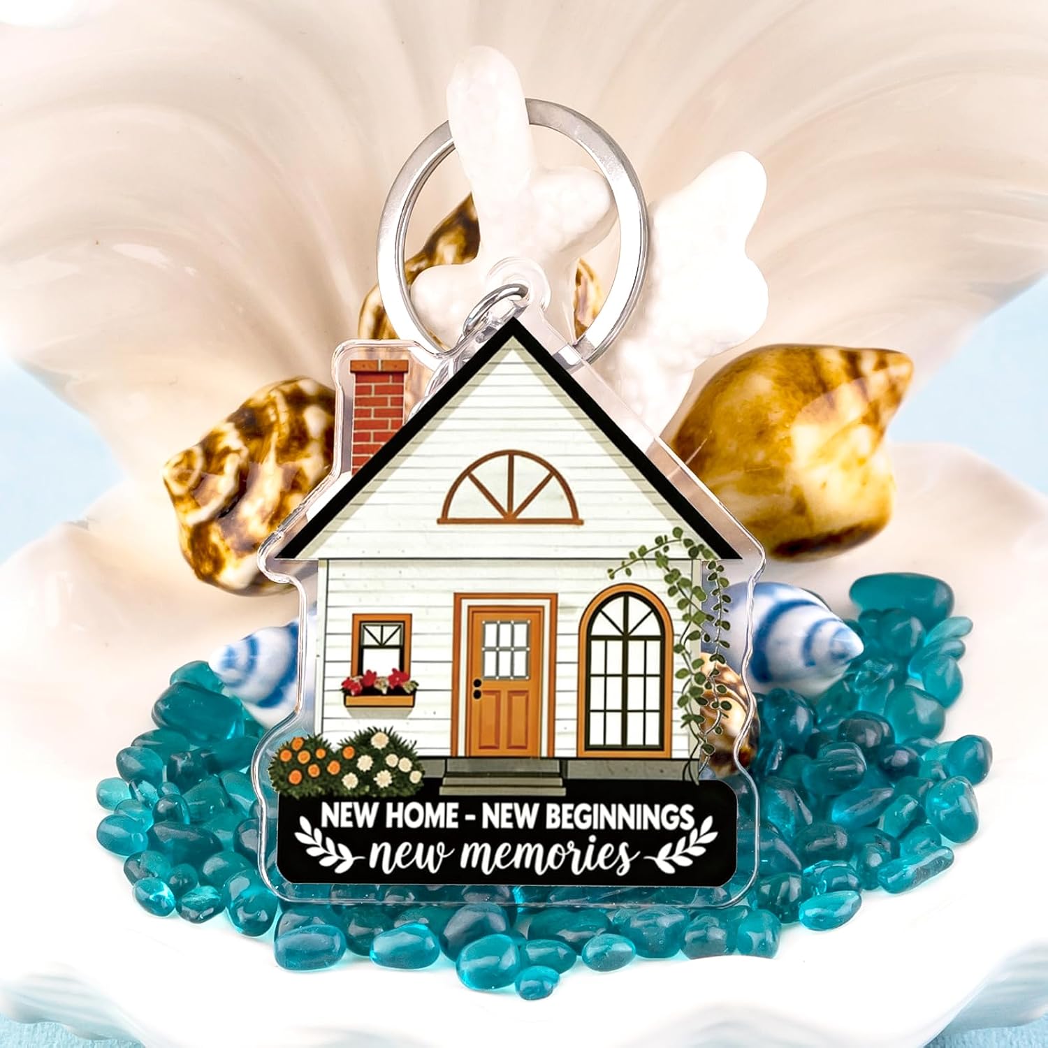 House Key Chain House Warming Gifts New Home Keychain