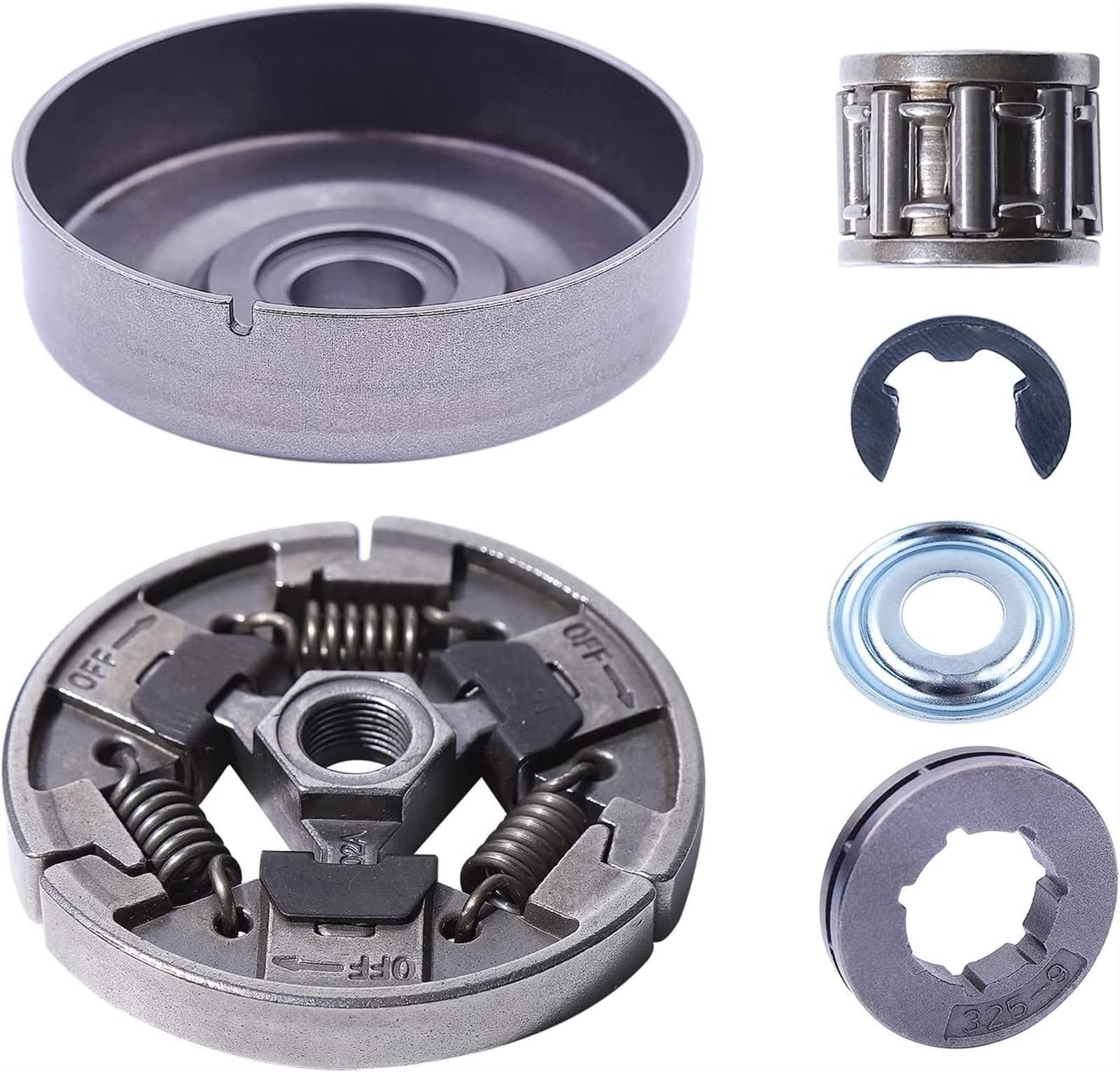 Motosierra 325;-Kit de piñón de Tambor de Embrague 9T Apto for Stihl MS290 MS310 MS390 029 039 036