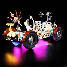 Kyglaring LED Light Kit Compatible with Lego NASA Apollo Lunar Roving Vehicle 42182 Building Blocks, Lights Only Model Not Included, Remote Control