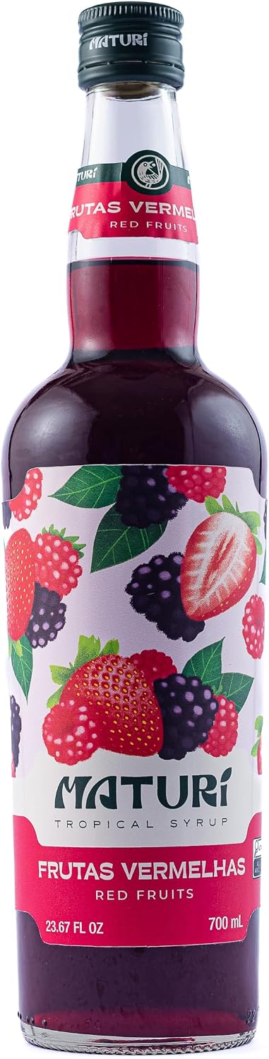 Xarope Maturí Frutas Vermelhas - 700 ml - Soda Italiana, Drinks ...