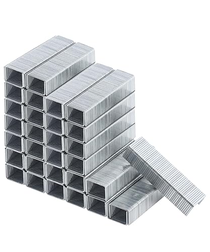 Vista 15 de Grapas, 10000 grapas, grapas de 1/4 de pulgada, capacidad de 20 hojas (26/6), grapas estándar, suministros de oficina de grapas, grapas de oficina