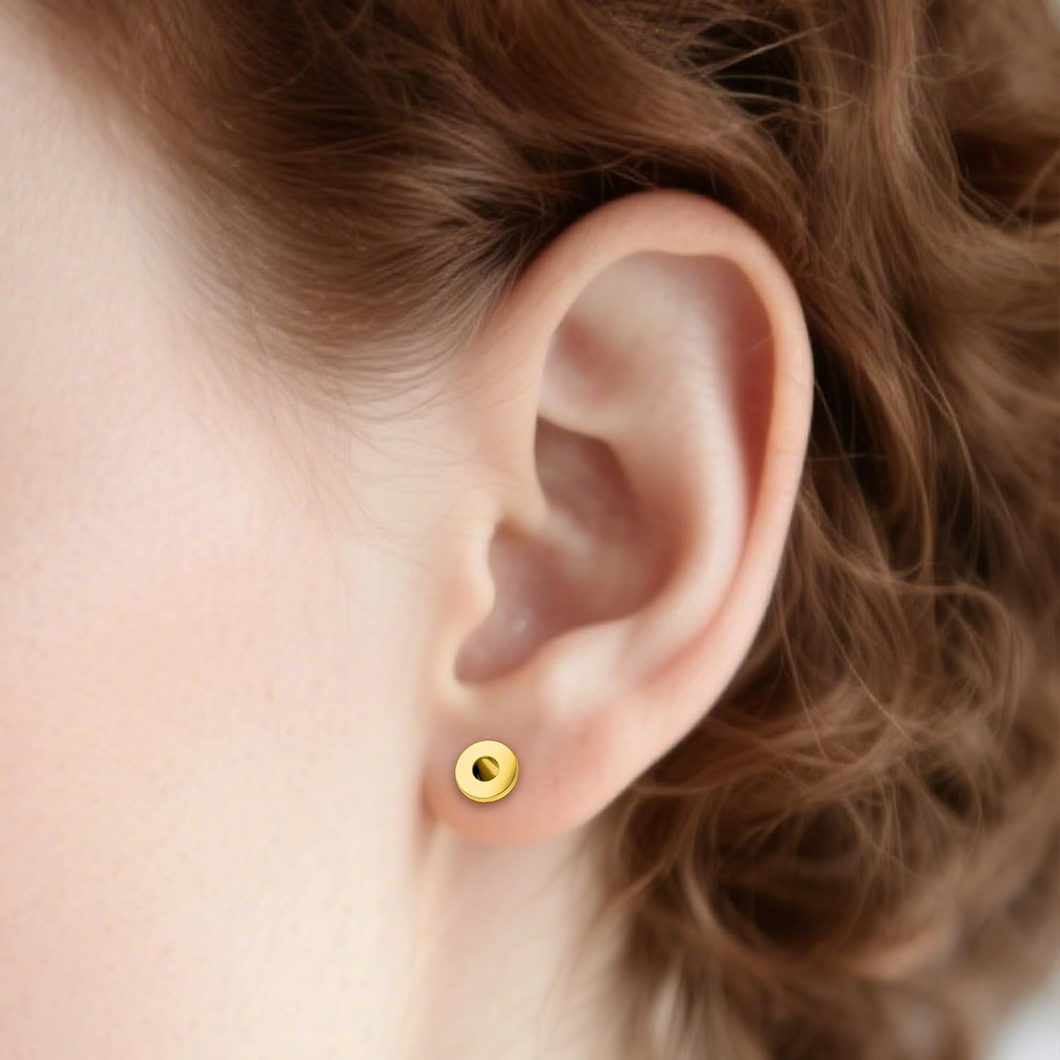 Ruifan Gauges For Ears ASTM F136 Titanium Single Flare Tapers Screw Tunnel Gauges Earrings Ear Expander Stretching Kit Plugs Piercing For Women Men 10G 8G 6G 4G 2G 0G 00G