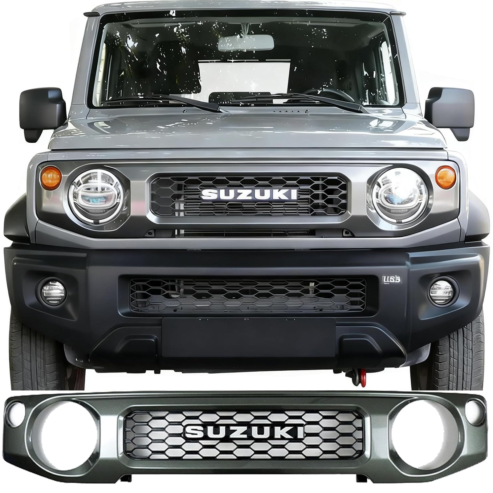 Amazon.co.jp: ジムニーフロントグリルJimny JB64 JB74 JC74 シエラ
