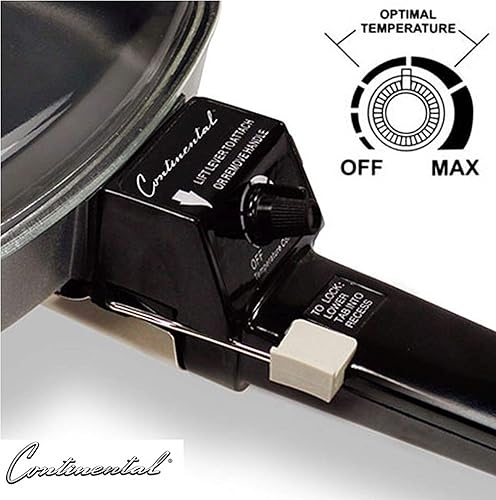 Miniatura 3 de Continental CE23721 Parrilla eléctrica pequeña