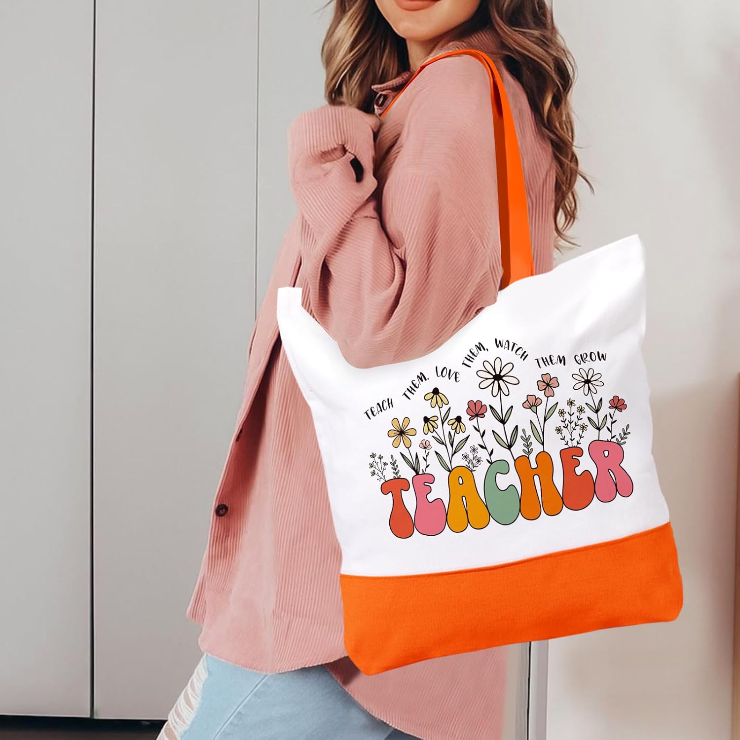 Best Teacher Gifts, Teacher Appreciation Gifts for Women, Orange Inspirational Gift Back to School Thank You Gift for Teachers from Student, Birthday Christmas Mothers Day Retirement Graduation Idea - Image 4