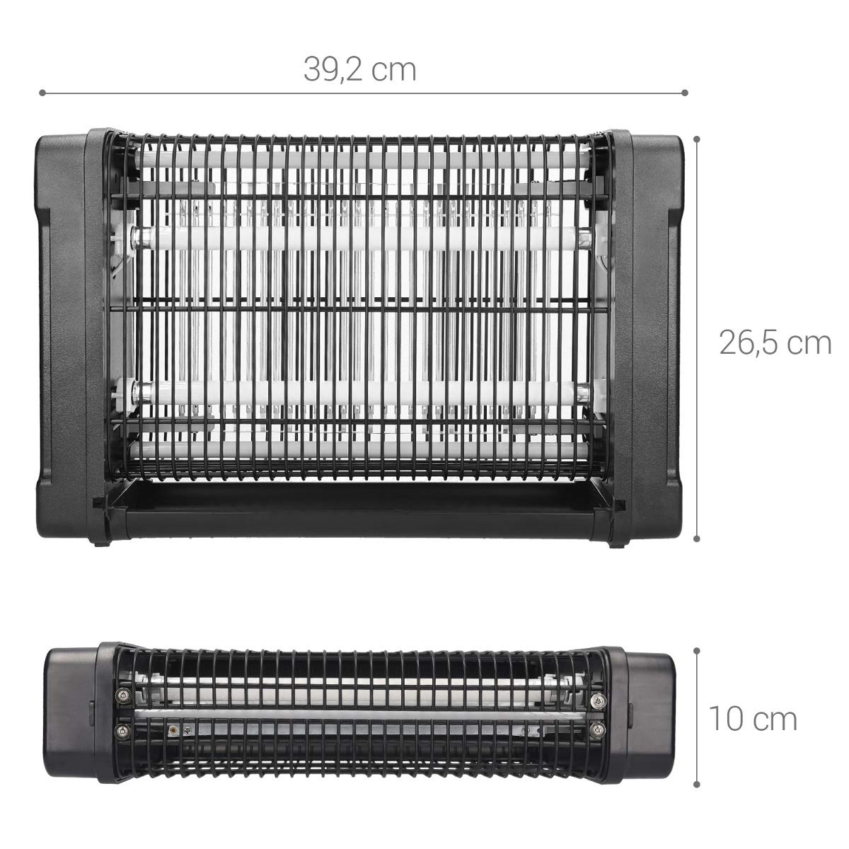 kwmobile Lámpara Mata eléctrica de 40 V - Luz UV Anti Mosquitos - Lámpara exterminadora de Moscas Avispas y Otros Insectos - con Gancho