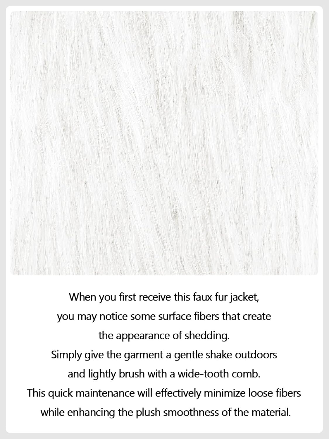 Danedvi Women's Fashion Cropped Faux Fur Jacket Long Sleeve Open Front Cardigan Casual Fluffy Parka Shaggy Short Coat - Image 5