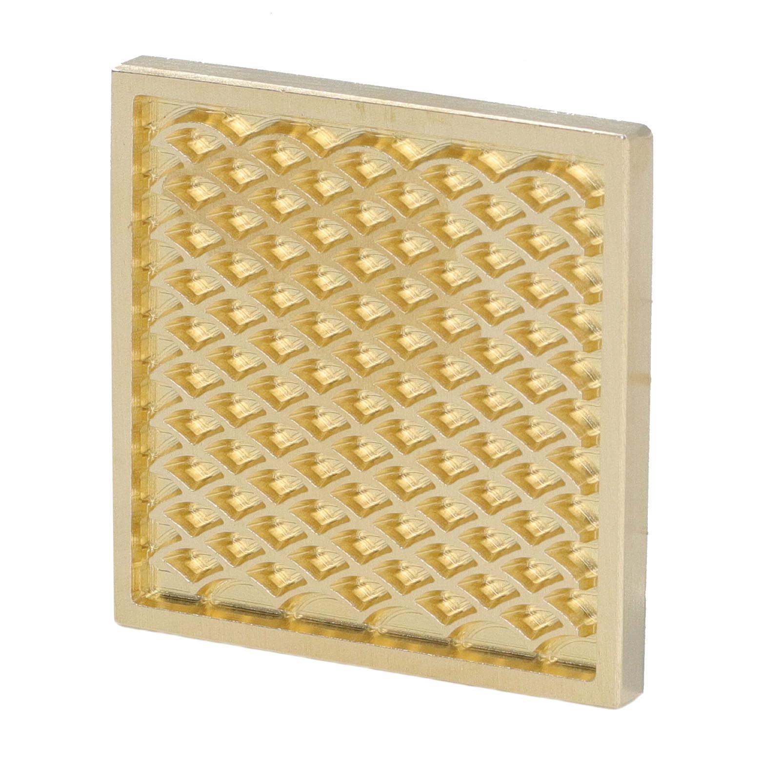 Rengue Bandeja de Prensa de Hielo de Cobre, Fabricante de Sellos de Cubitos de Hielo Moderno Artesanal, Diseño de 5 Segundos con Impresiones únicas para Cóctel, Bar, Fiesta en Casa (A01)