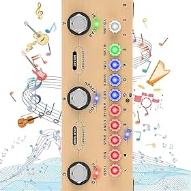 M-VAVE CUBE BABY Pedal multiefeitos para guitarra acústica, com carregamento IR Modelos de 9 AMP, processador acústico multiefeitos Bluetooth 5.0 gravação bateria embutida, função gravação de áudio