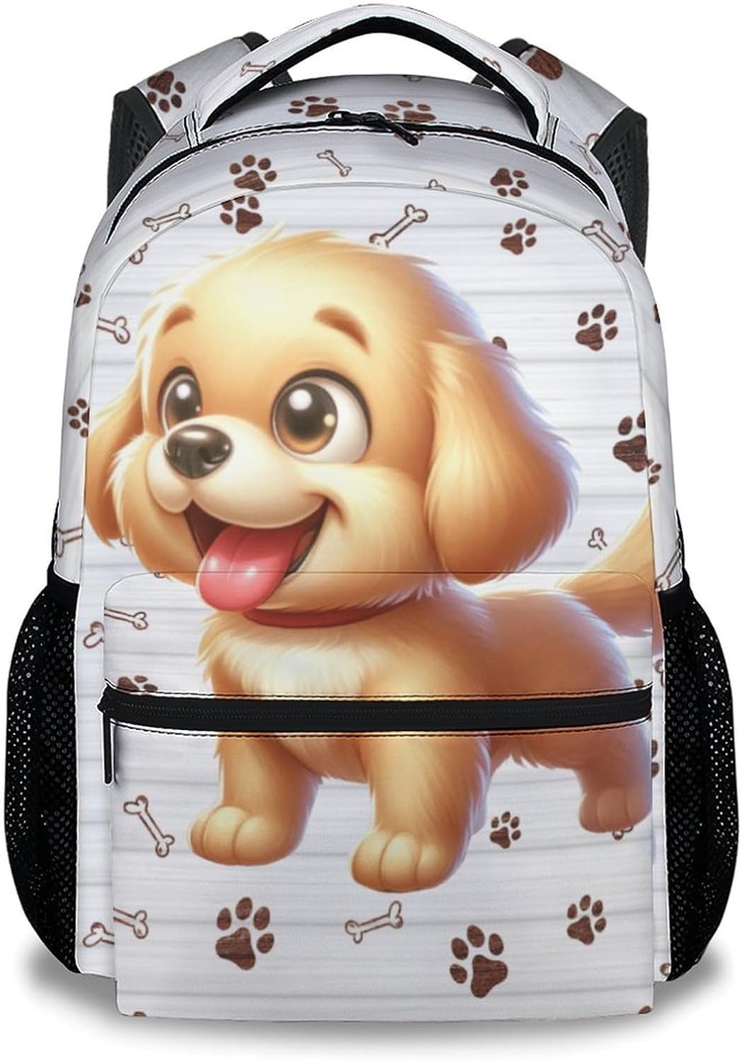 Girls Backpack - Kids Backpacks with Dogs - Dog Bookbag for Children Toddlers - Lightweight School Bag for Kindergarten/Preschool/Elementary(17 Inch)