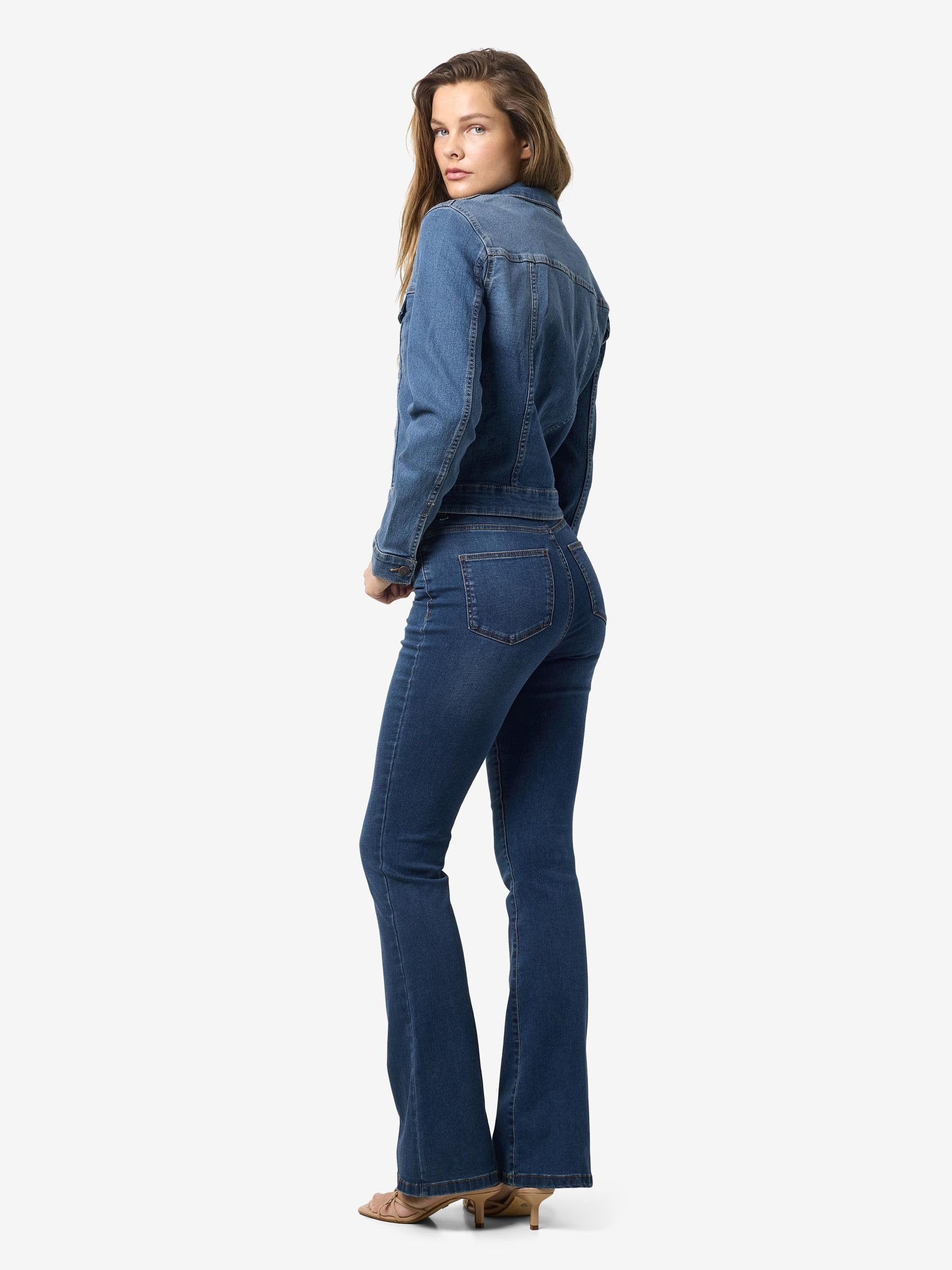 NOISY MAY Debra Denim Mujer Chaqueta Tejana Azul