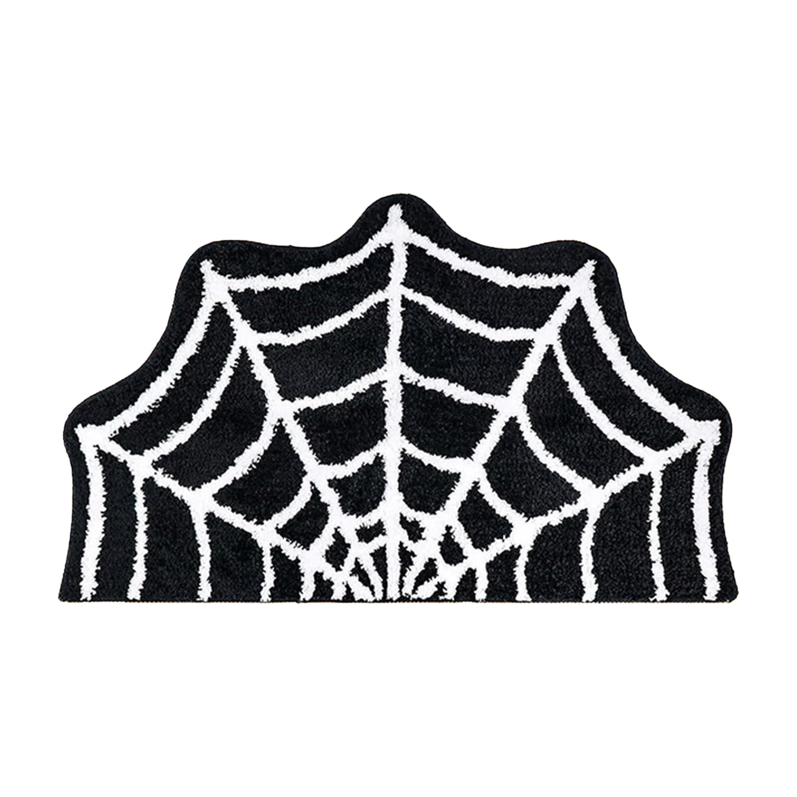 Alfombra de Halloween lavable de 61x89 cm que soluciona la suciedad en entradas y baños góticos