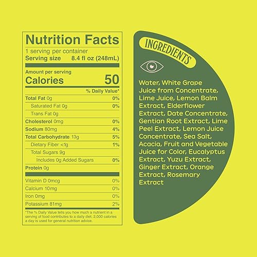 Miniatura 2 de Ghia Sal de lima sin alcohol Le Spritz, 8 onzas líquidas (paquete de 12)  Aperitivo espumoso inspirado en el Mediterráneo botánico  Vegano, sin