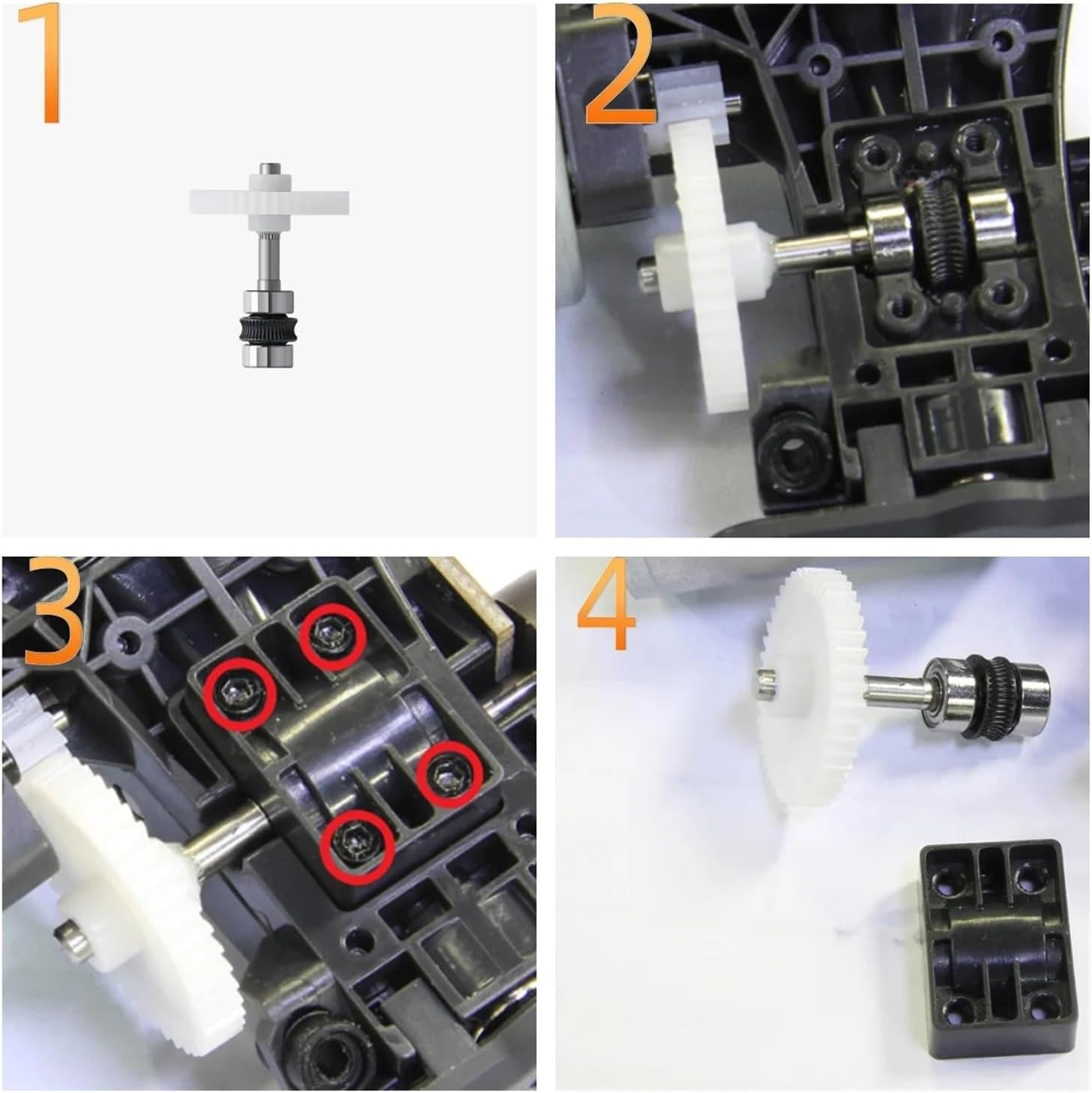 Compatible for Bambu Lab 3D Printer AMS Active Extrusion Wheel Assembly for Actively Driving The Filament Forward