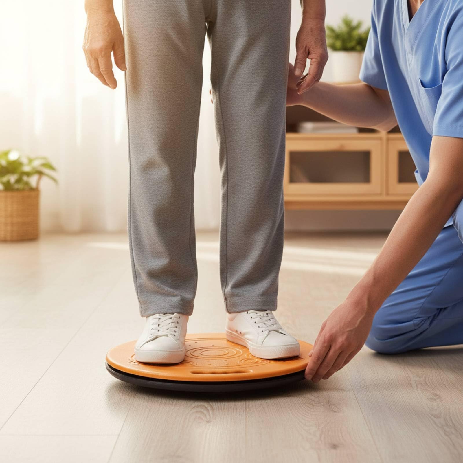 B Baosity Tabla de Transferencia para Pacientes Disco Giratorio Antideslizante Dispositivo con Asa de Transporte Base Estable Fabricada en Materiales Robustos