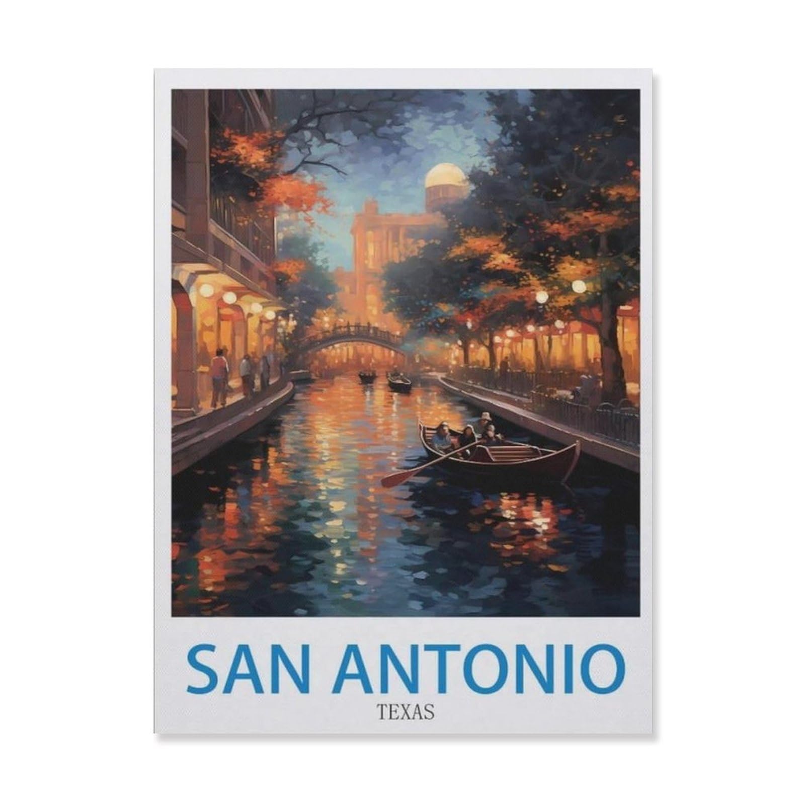 Tin Sign，San Antonio Texas，Personalized Tin Sign Vintage Sign for Wall Outdoor, Indoor, Street, Office, Home,Bar Man Cave Decor(15x30cm）6x12 inch-EI40