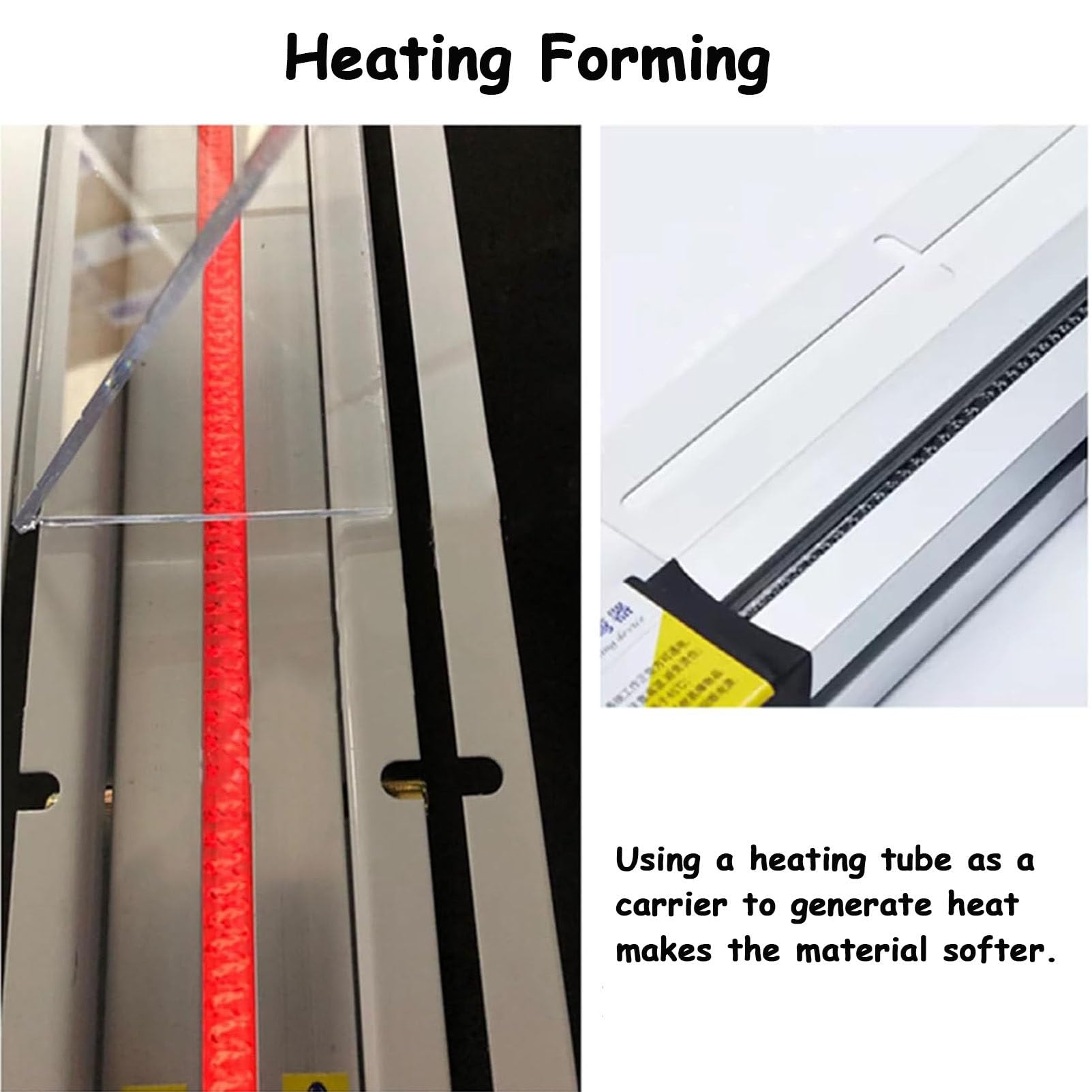 Dobladora de PVC acrílico con ajuste de ángulo para decoración y fabricación de carteles, herramienta de calentamiento en caliente para láminas de plástico