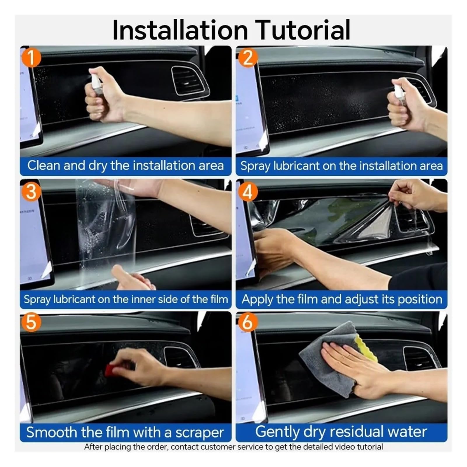Film De Protection Intérieur pour Te&SLA Model Y Modèles pour Juniper 2025 2026 Console Centrale Écran De Navigation Écran TPU PPF Anti-Rayures. Films prote écran