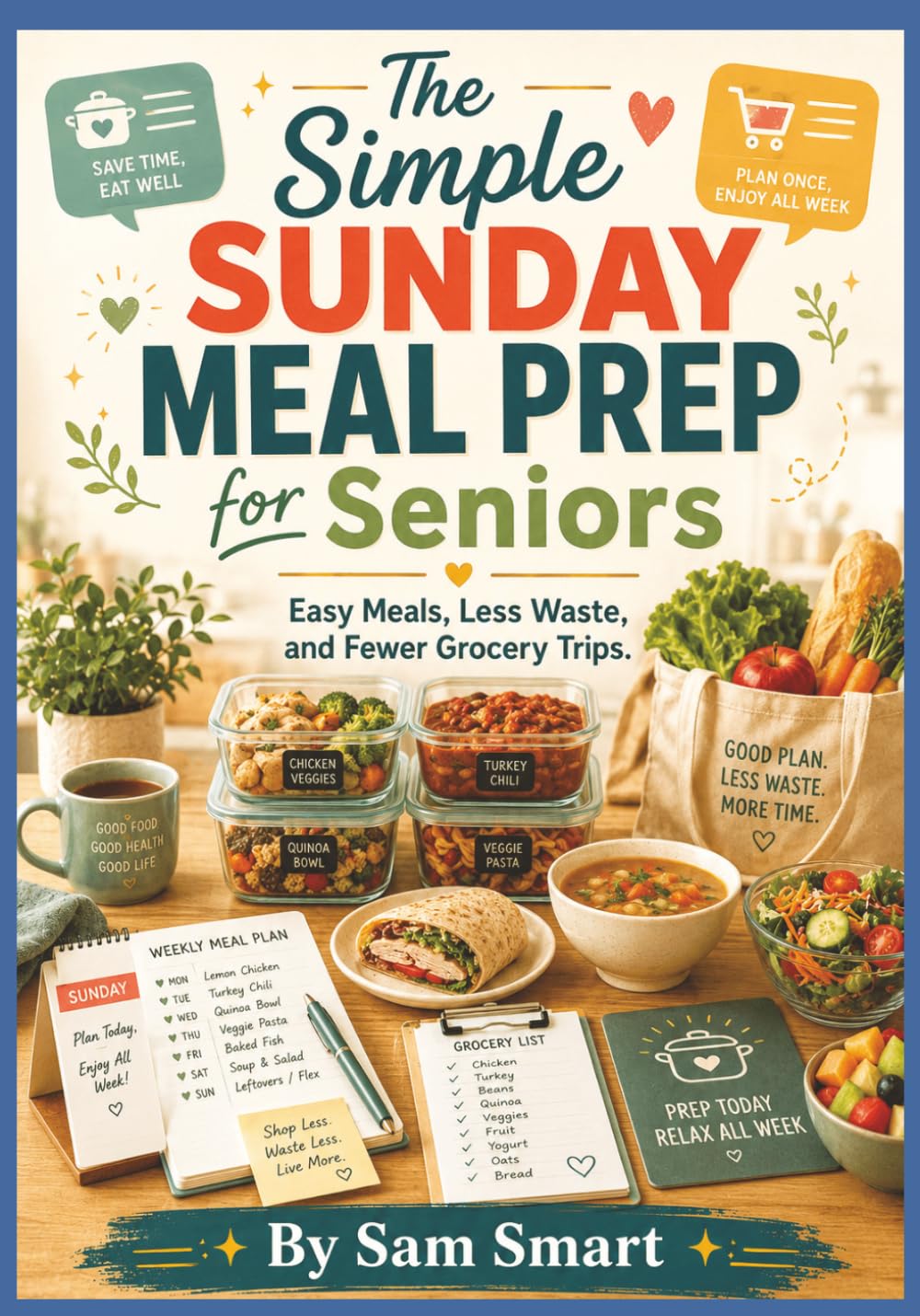 The Simple Sunday Meal Prep for Seniors: Easy Meals, Less Waste, and Fewer Grocery Trips