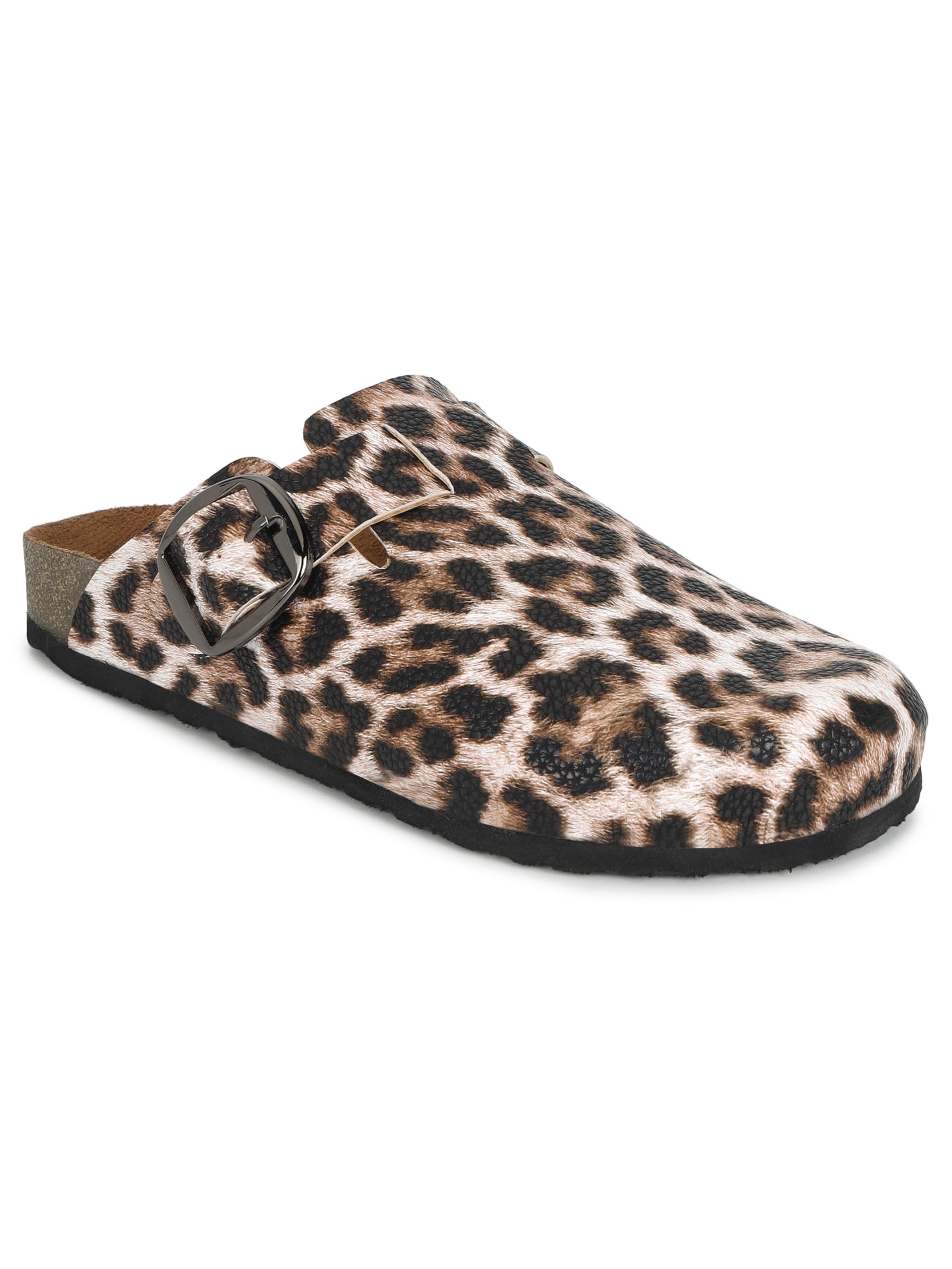 lydc Comfortable Leopard Print Clogs for Woman | Stylish and Durable Clogs Women Footwear with Anatomically Shaped Footbed, Soft Lining & Lightweight EVA Sole for All-Day Comfortand Versatile Everyday Wear-picture-45